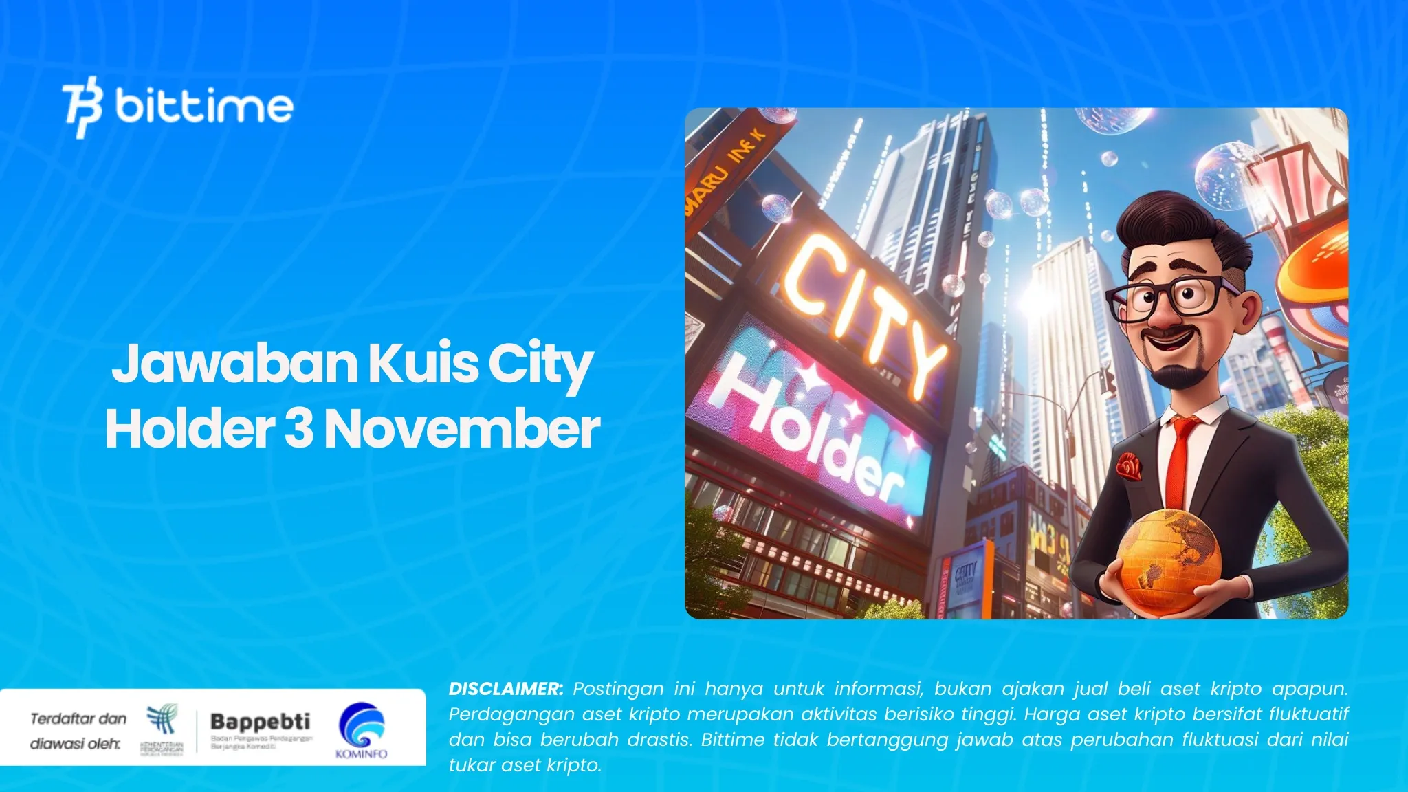 Jawaban Kuis City Holder 3 November.