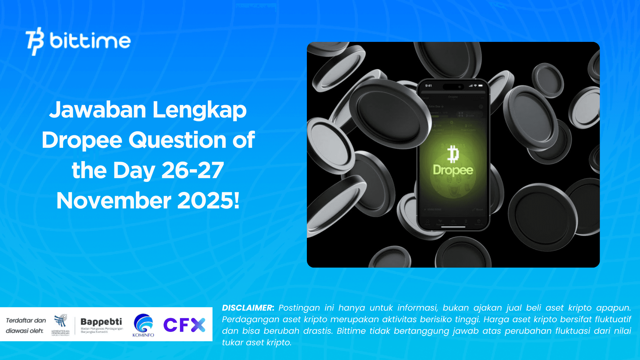 Jawaban Lengkap Dropee Question of the Day 26-27 November 2025!