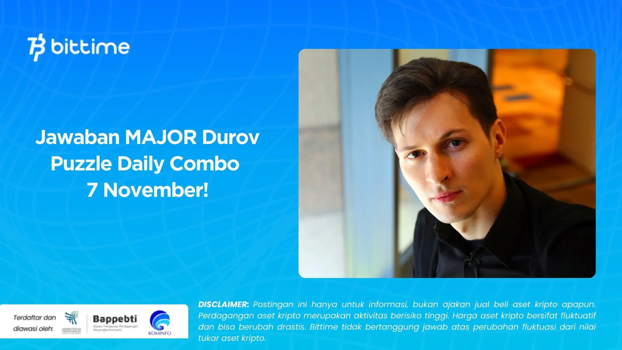 Jawaban MAJOR Durov Puzzle Daily Combo 7 November!.webp