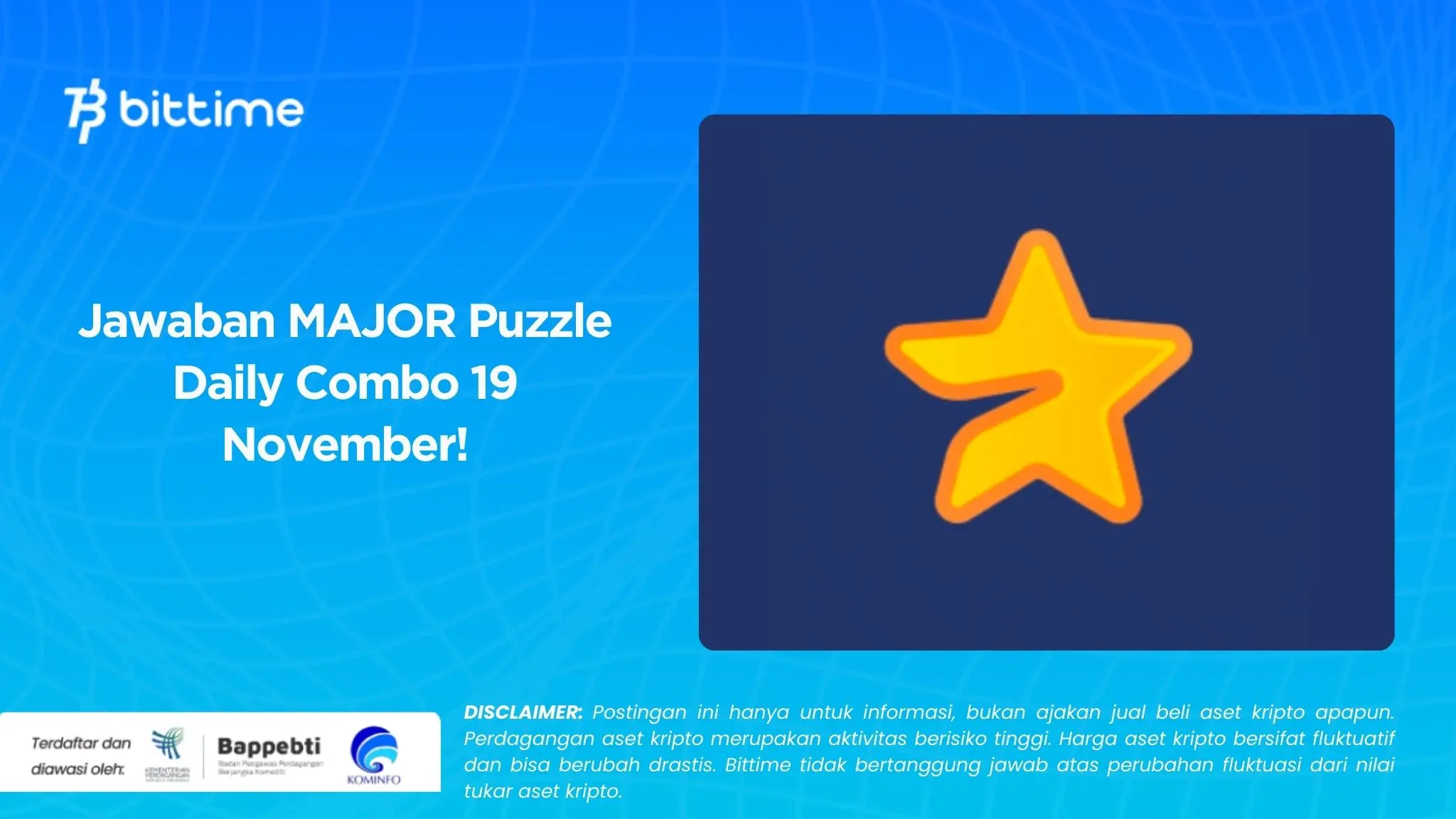 Jawaban MAJOR Puzzle Daily Combo 19 November!.webp