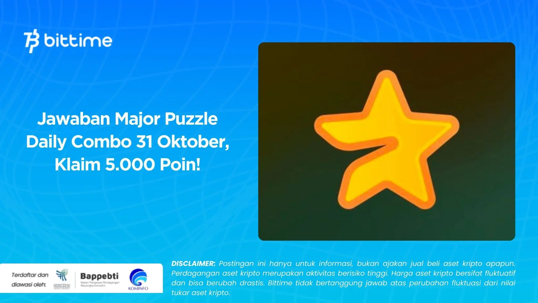 Jawaban Major Puzzle Daily Combo 31 Oktober, Klaim 5.000 Poin!.webp