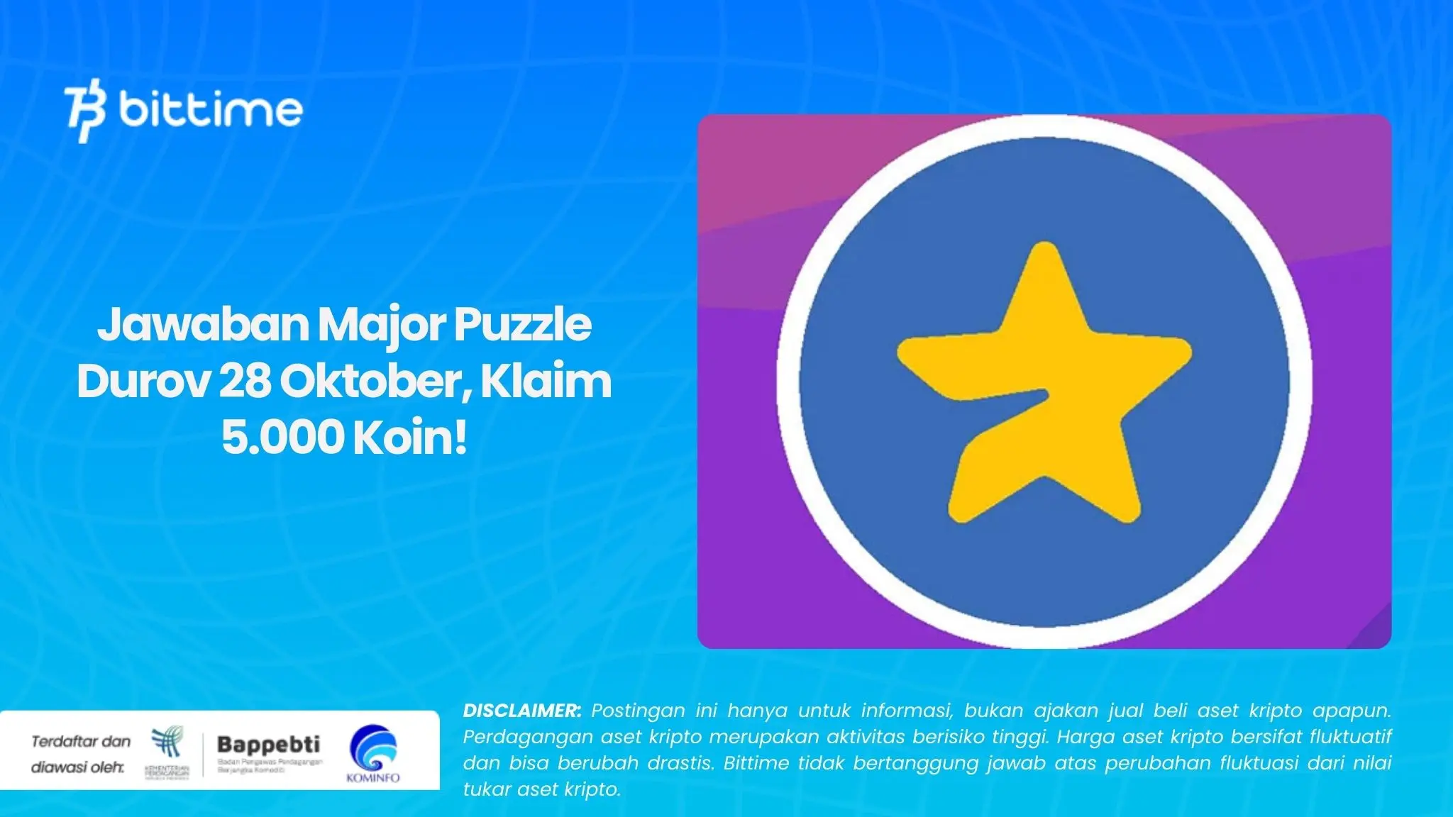 Jawaban Major Puzzle Durov 28 Oktober, Klaim 5.000 Koin!.webp