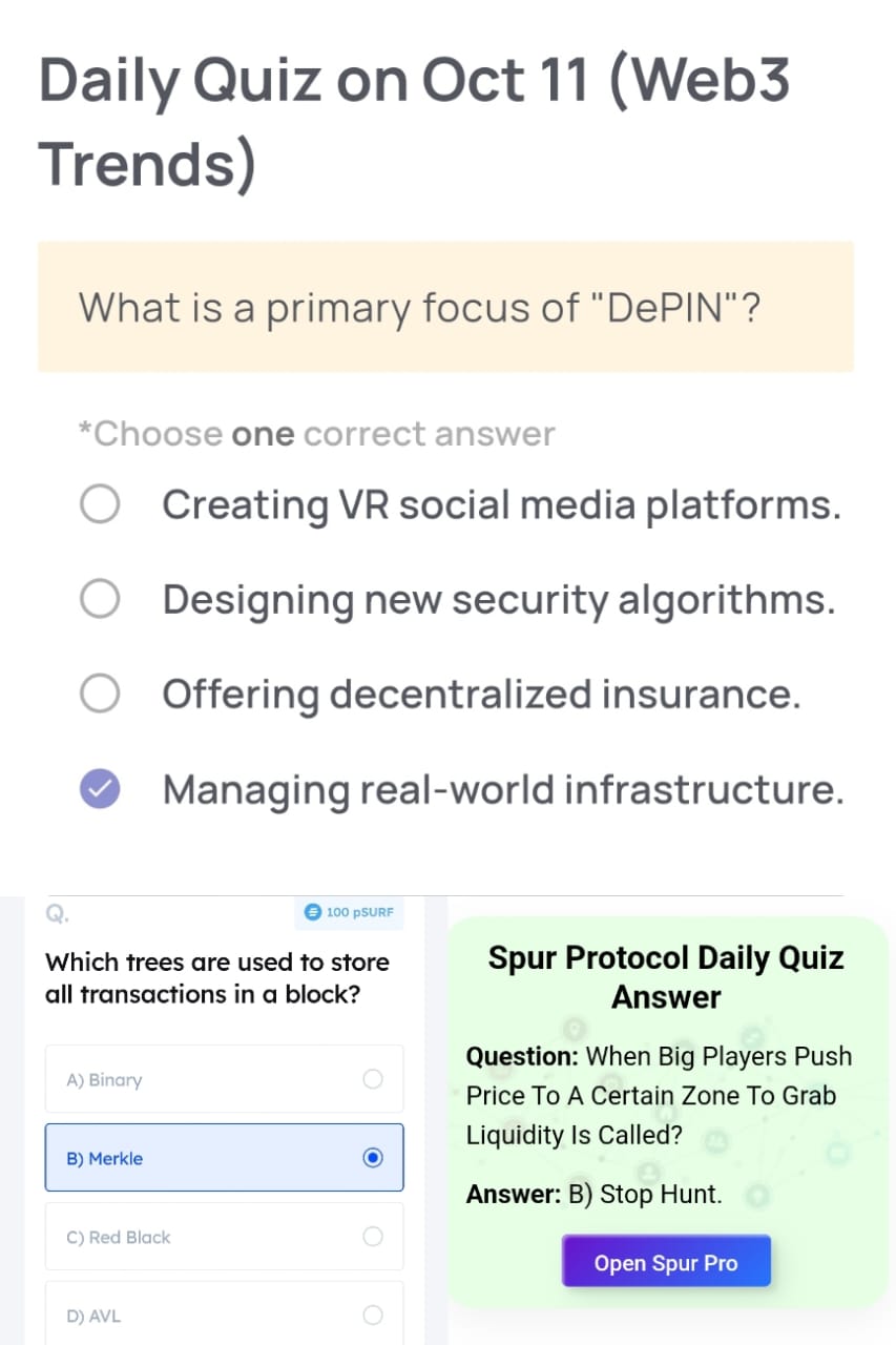 Answer Marina Protocol Daily Quiz 11 October 2025