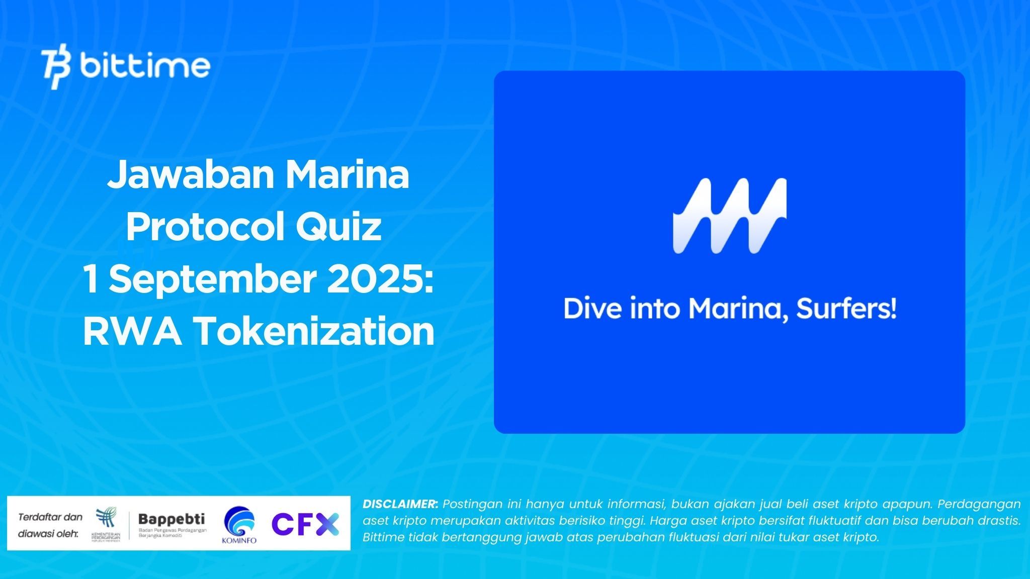 Jawaban Marina Protocol Quiz 1 September 2025: RWA Tokenization