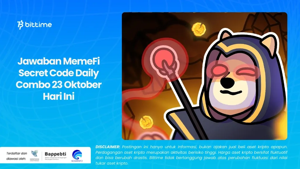 Jawaban MemeFi Secret Code Daily Combo 23 Oktober Hari Ini