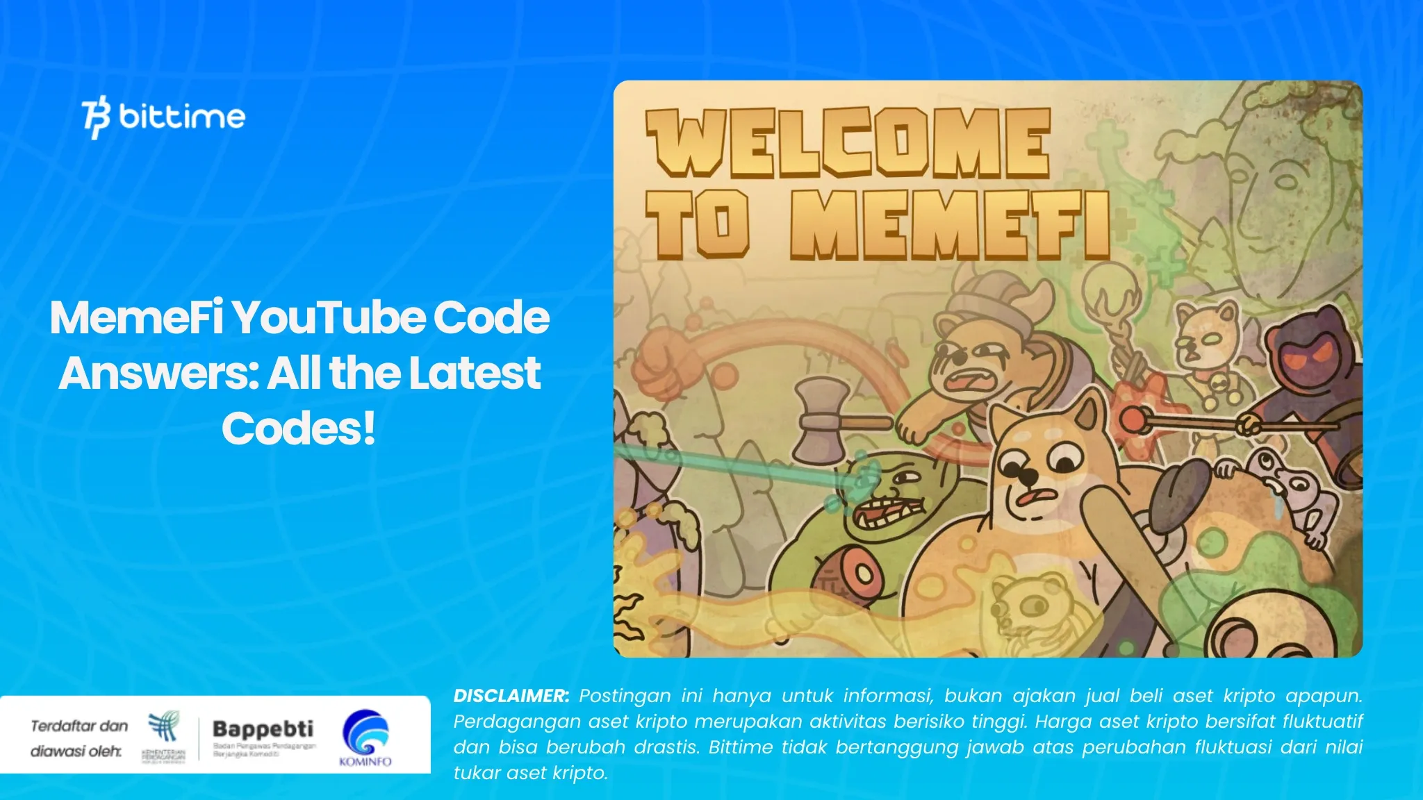 Jawaban MemeFi YouTube Code Semua Kode Terbaru