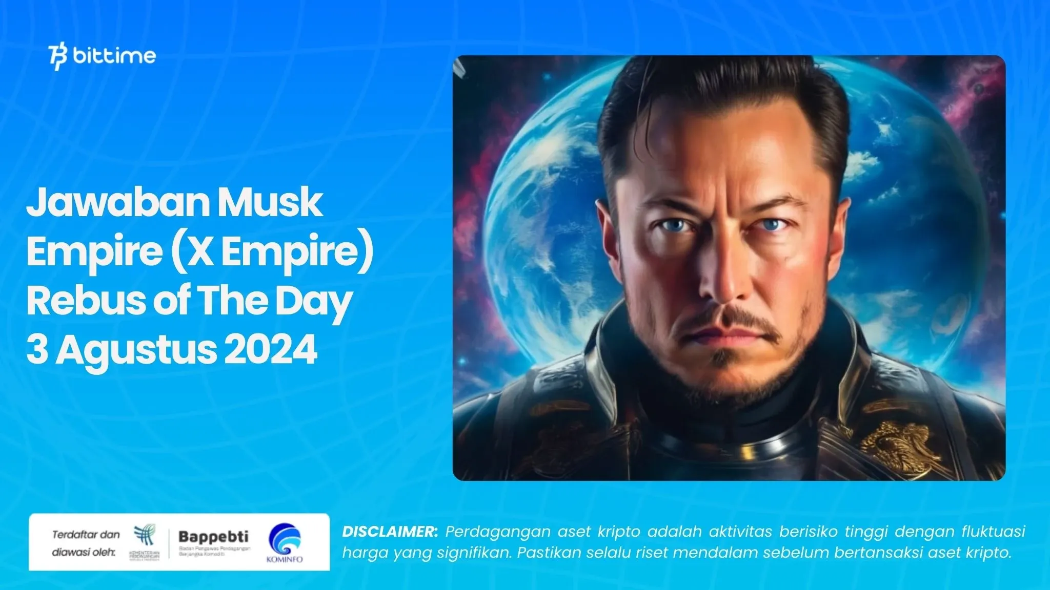Jawaban Musk Empire (X Empire) Rebus of The Day 3 Agustus 2024