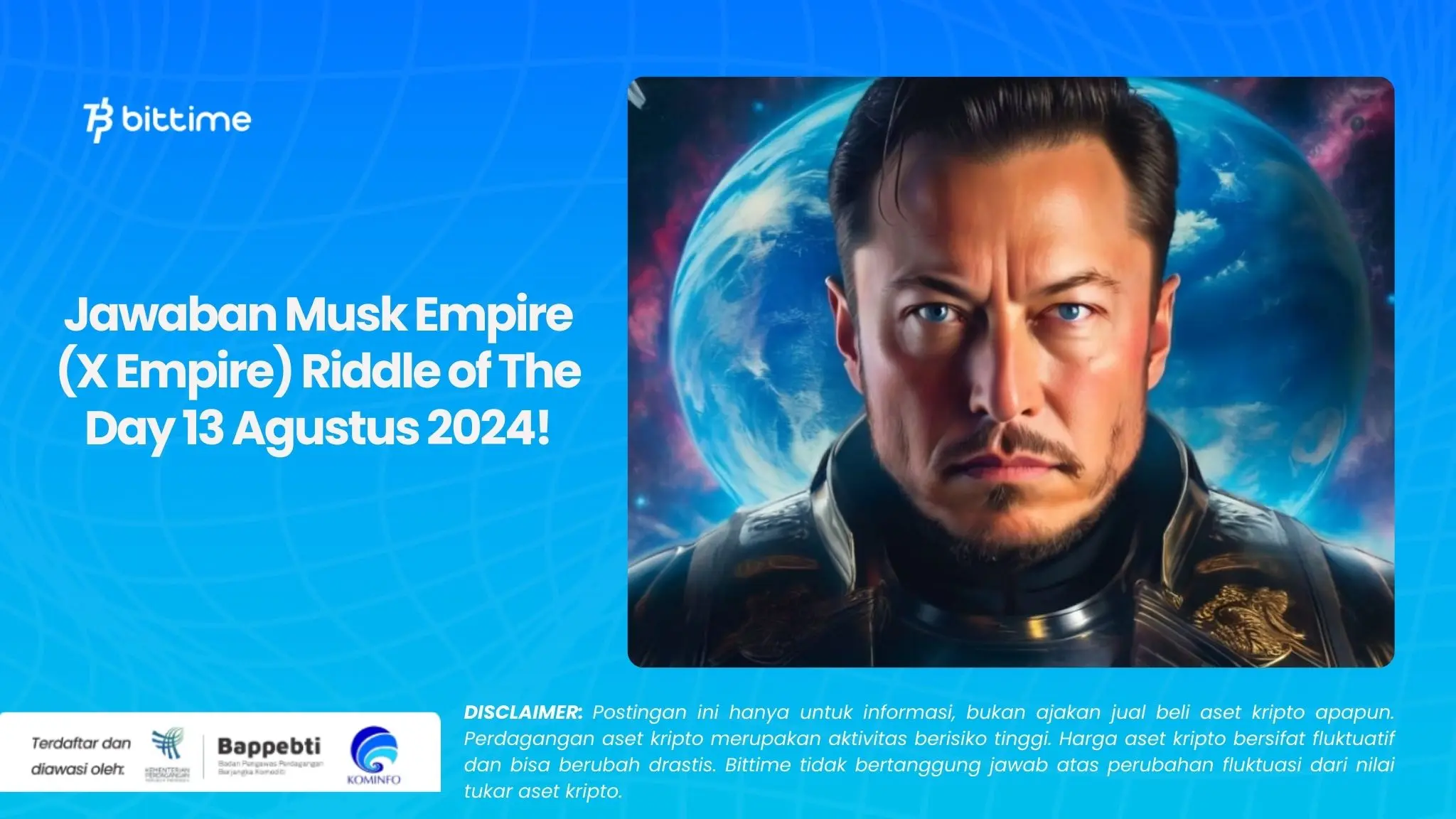 Jawaban Musk Empire (X Empire) Riddle of The Day 13 Agustus 2024!.webp