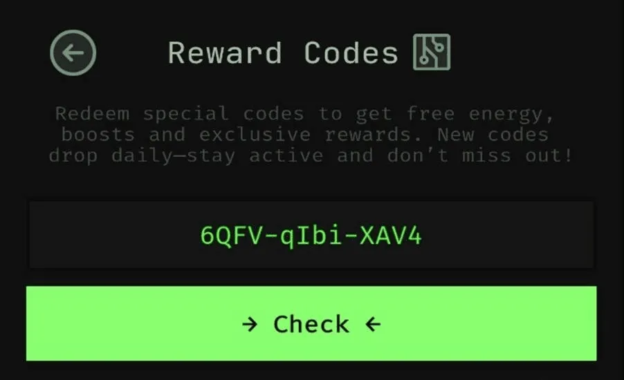 NeoHash Redeem Reward Code 10 April 2025