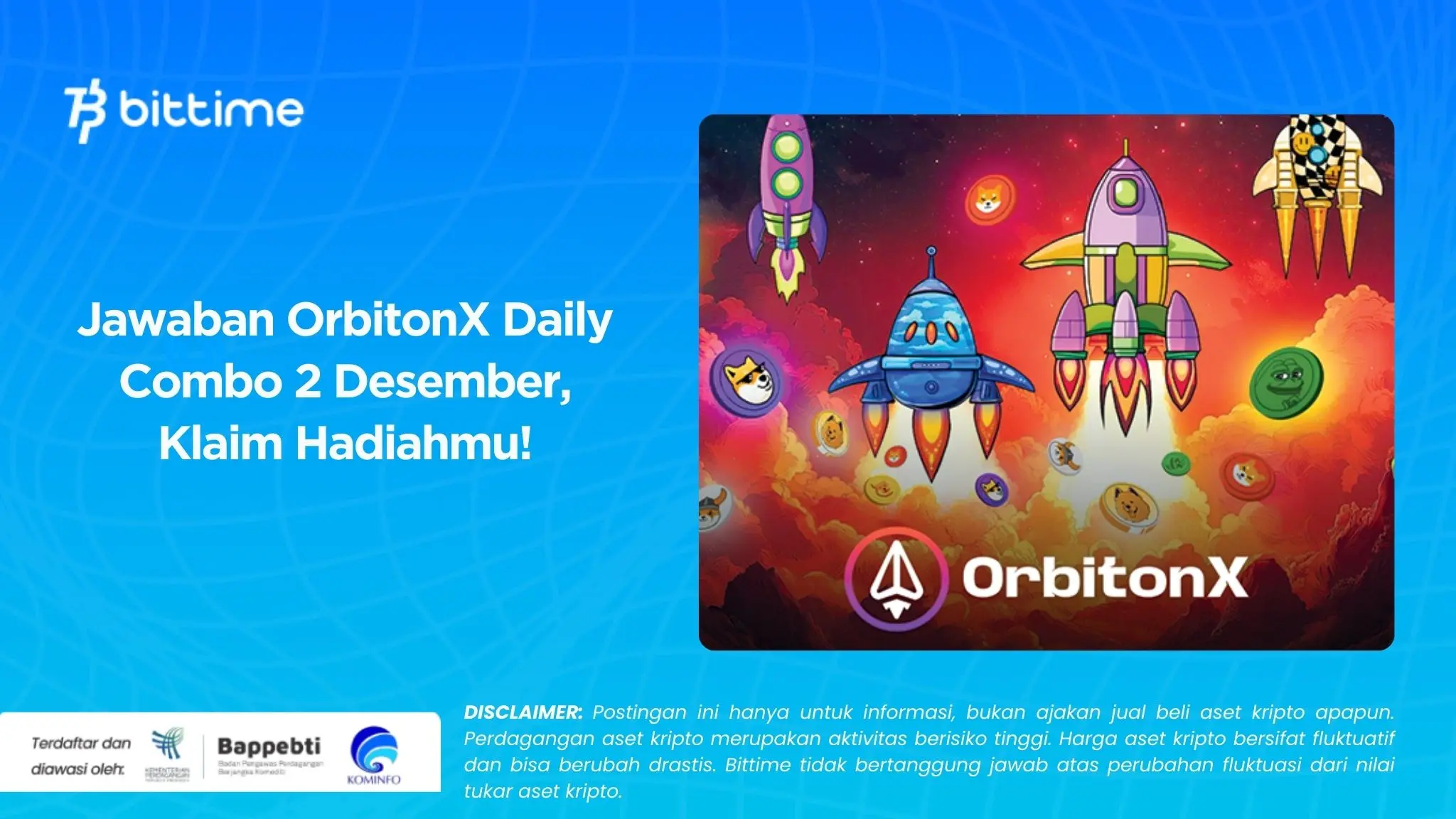 Jawaban OrbitonX Daily Combo 2 Desember, Klaim Hadiahmu!