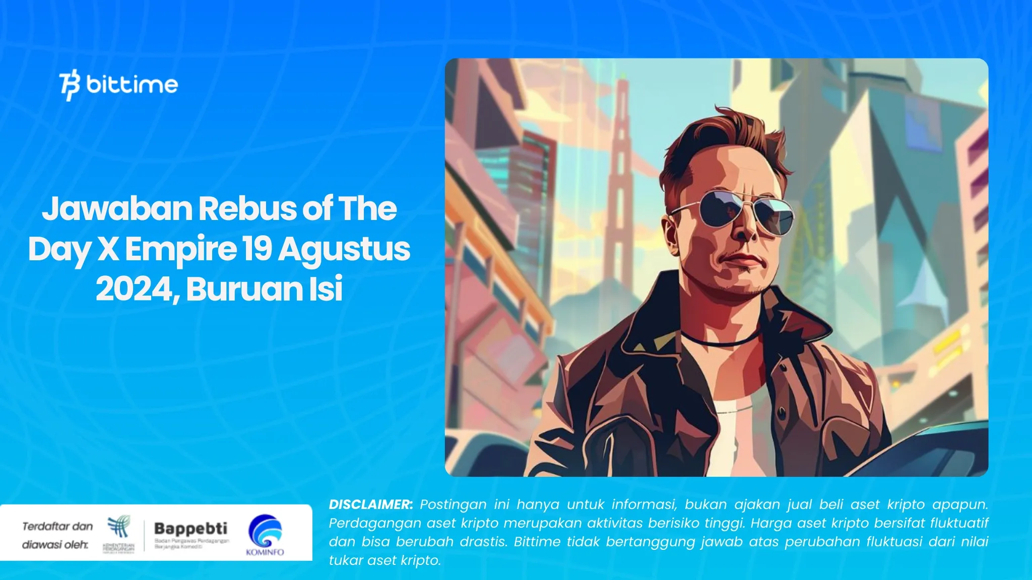 Jawaban Rebus of The Day X Empire 19 Agustus 2024, Buruan Isi