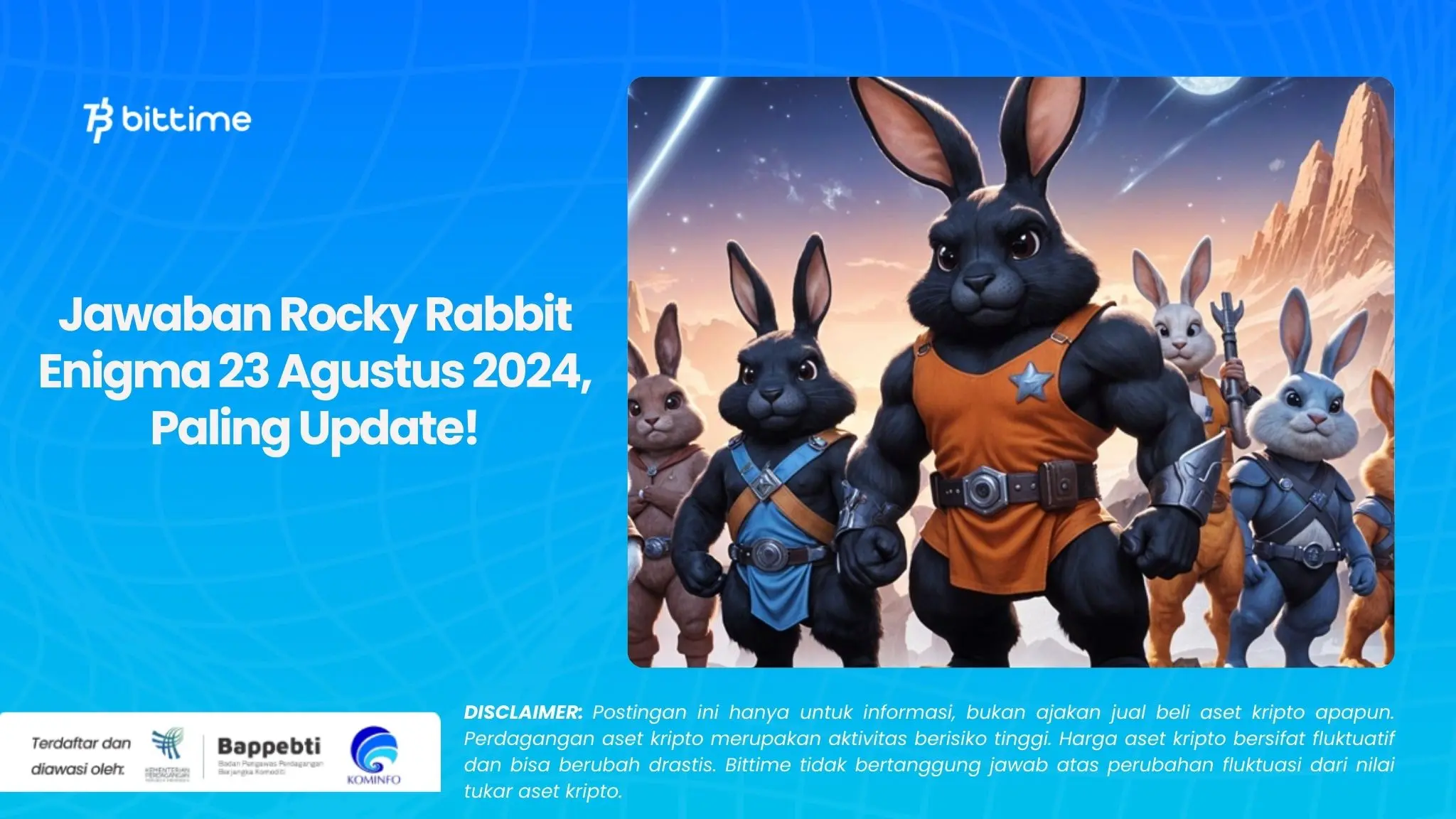 Jawaban Rocky Rabbit Enigma 23 Agustus 2024, Paling Update!