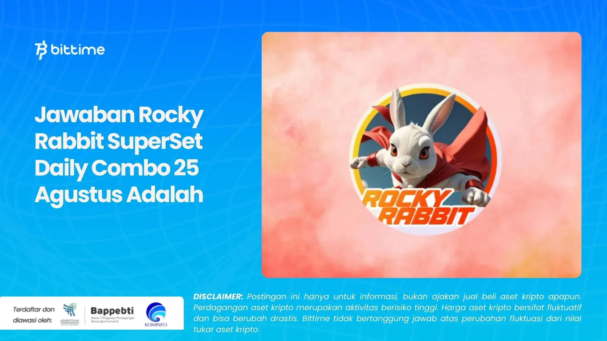 Jawaban Rocky Rabbit SuperSet Daily Combo 25 Agustus 