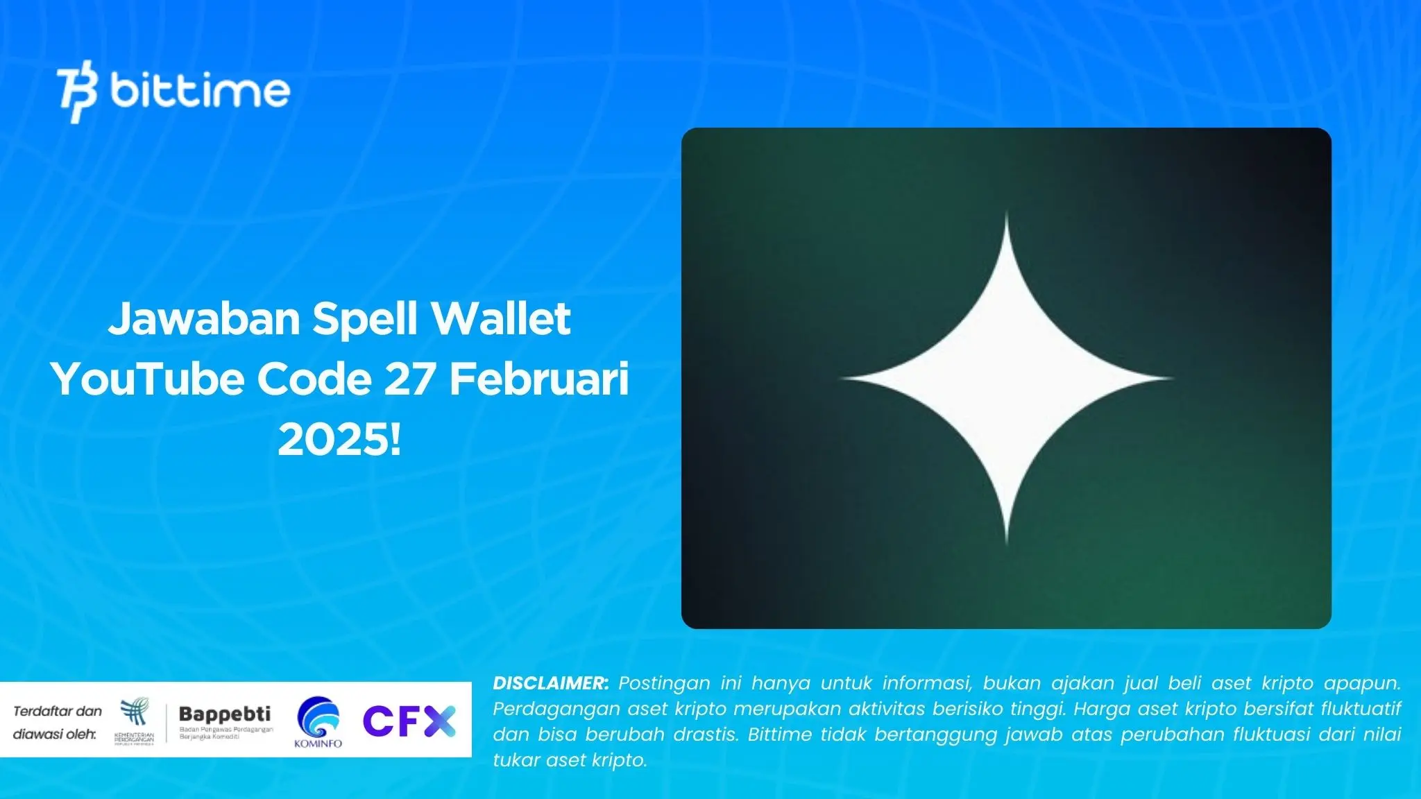 Jawaban Spell Wallet YouTube Code 27 Februari 2025!