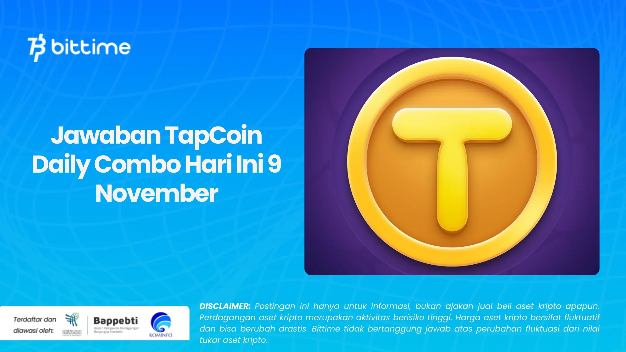 Jawaban TapCoin Daily Combo Hari Ini 9 November.webp