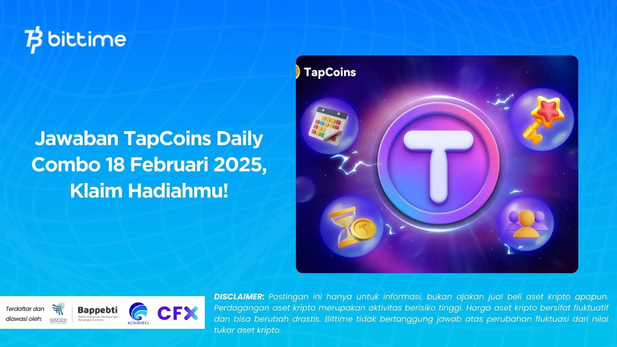 Jawaban TapCoins Daily Combo 18 Februari 2025, Klaim Hadiahmu!