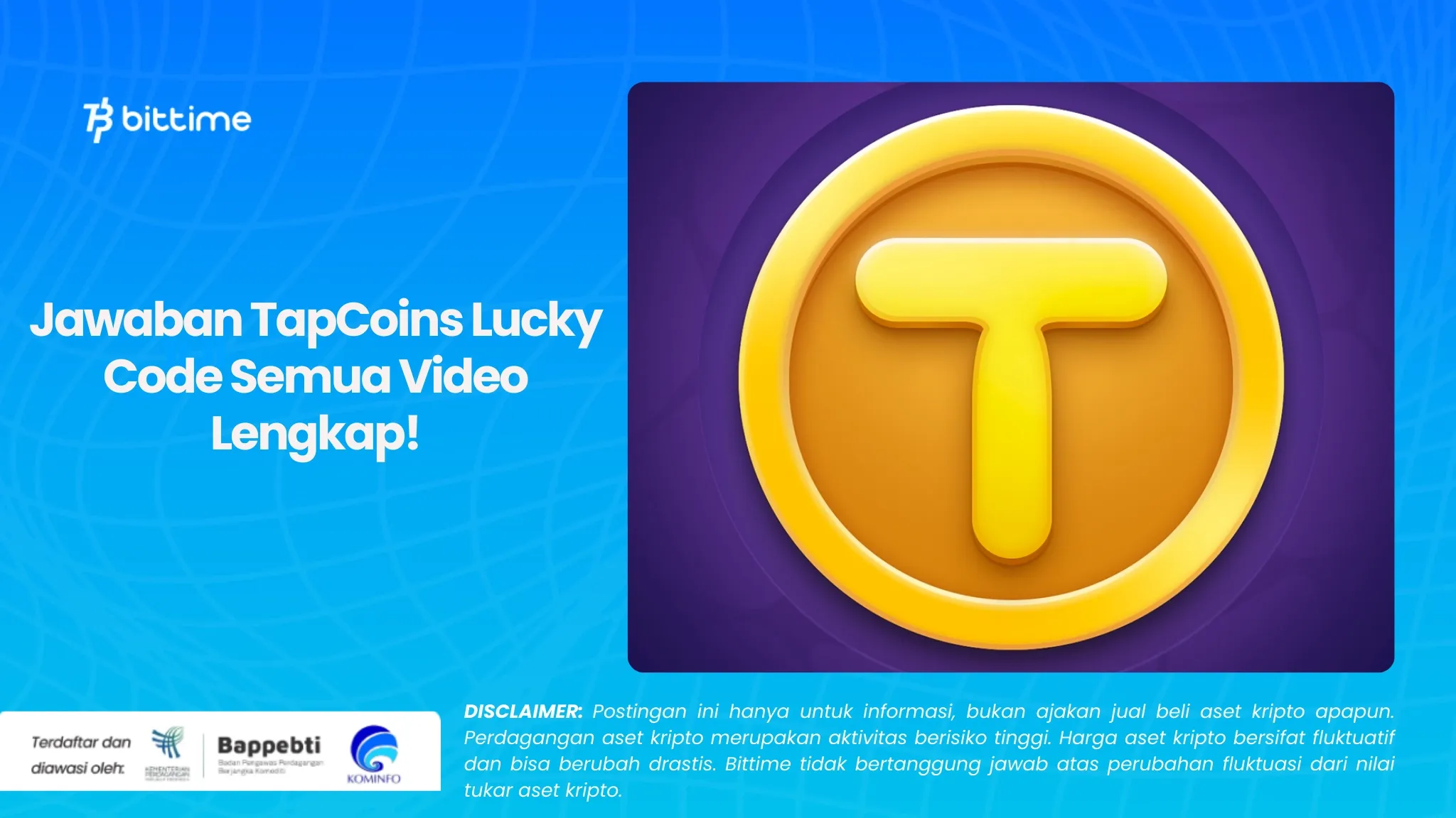 Jawaban TapCoins Lucky Code Semua Video Lengkap!