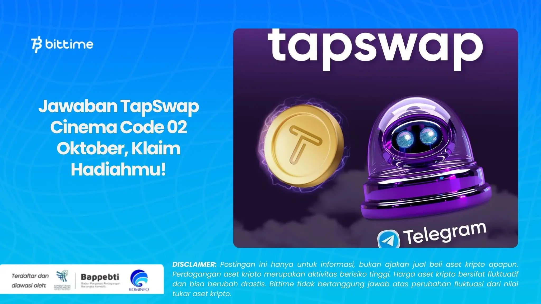 Jawaban TapSwap Cinema Code 02 Oktober, Klaim Hadiahmu!.webp