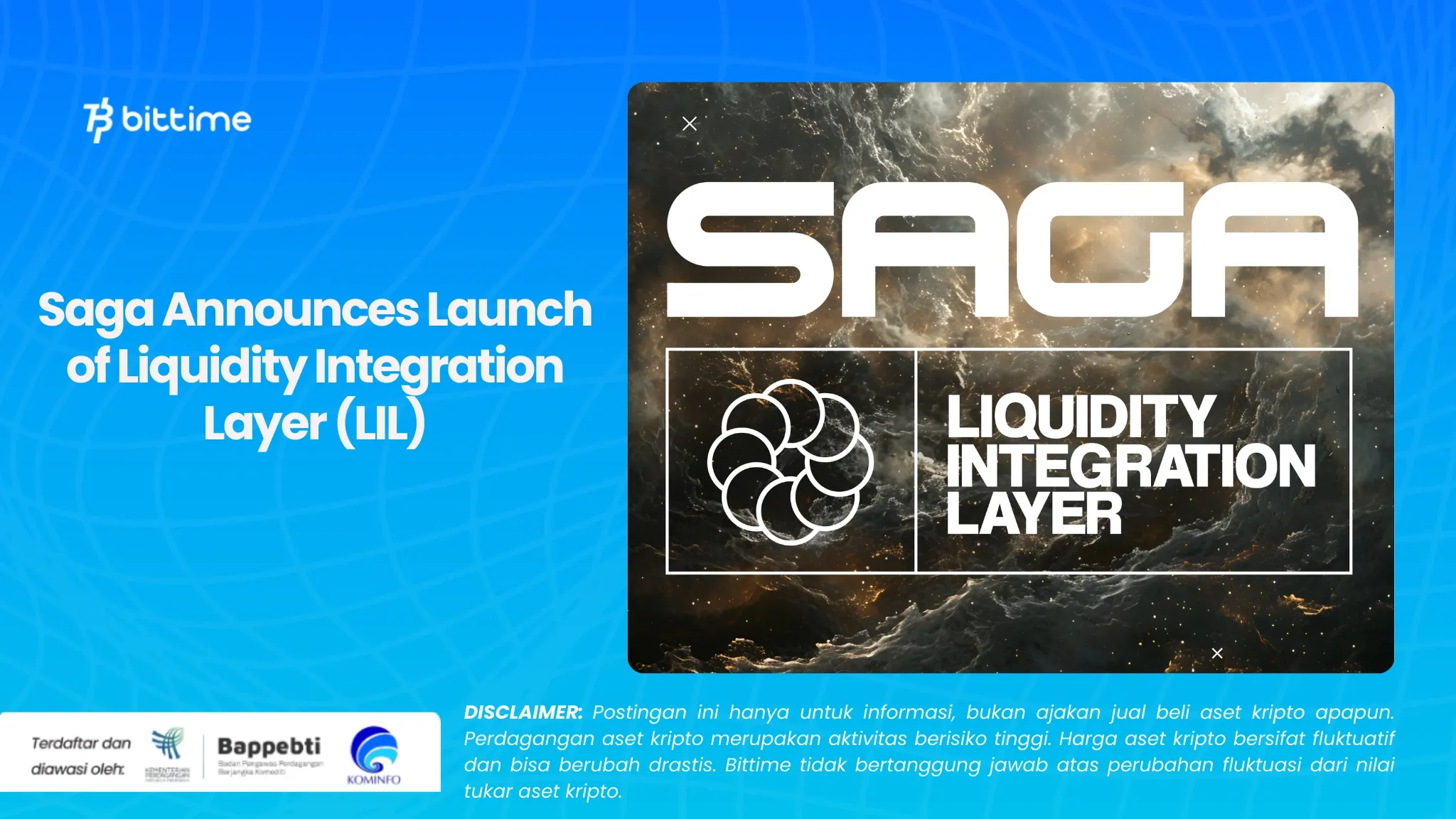 Saga Announces Launch of Liquidity Integration Layer (LIL)