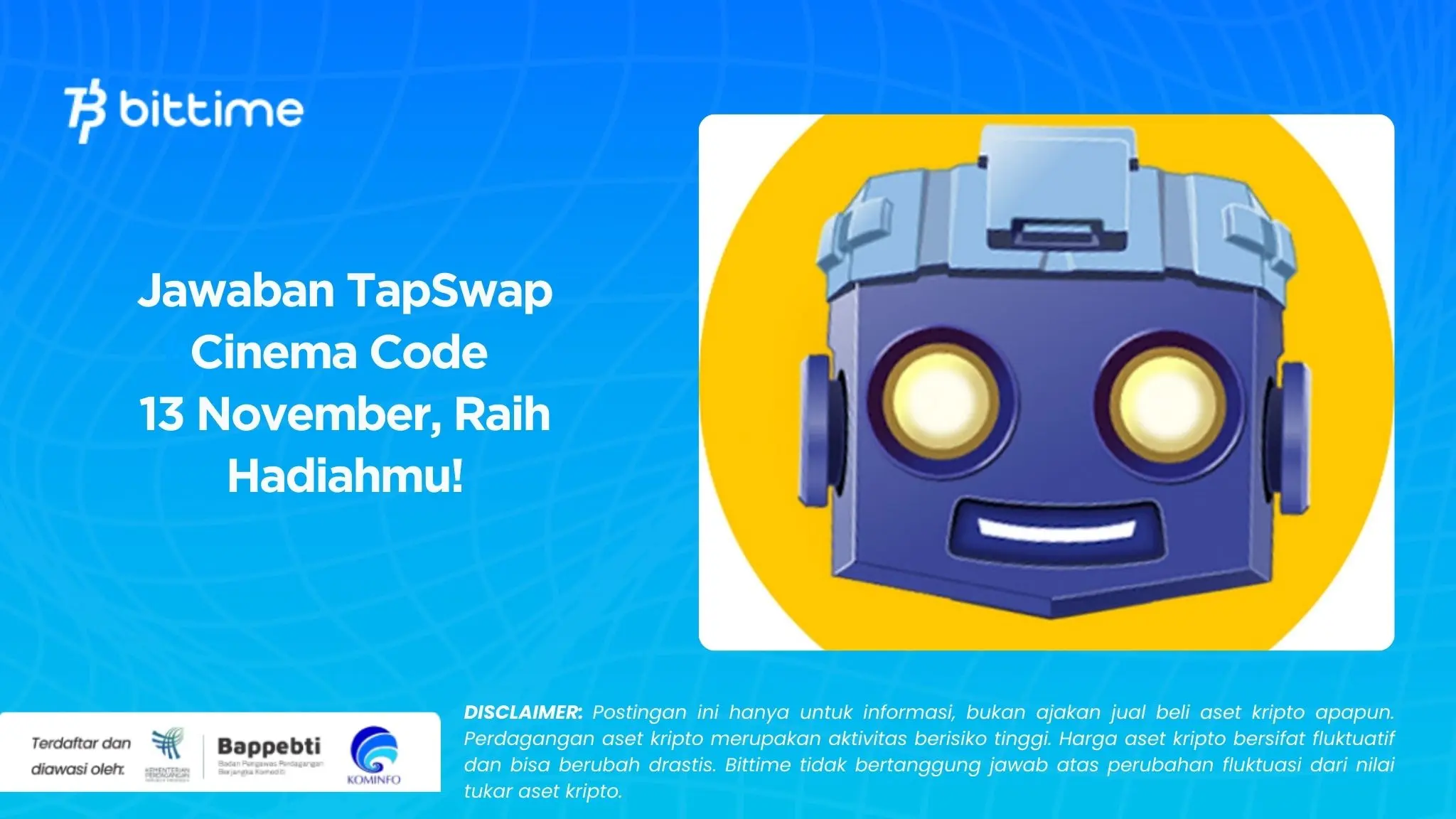 Jawaban TapSwap Cinema Code 13 November, Raih Hadiahmu!.webp