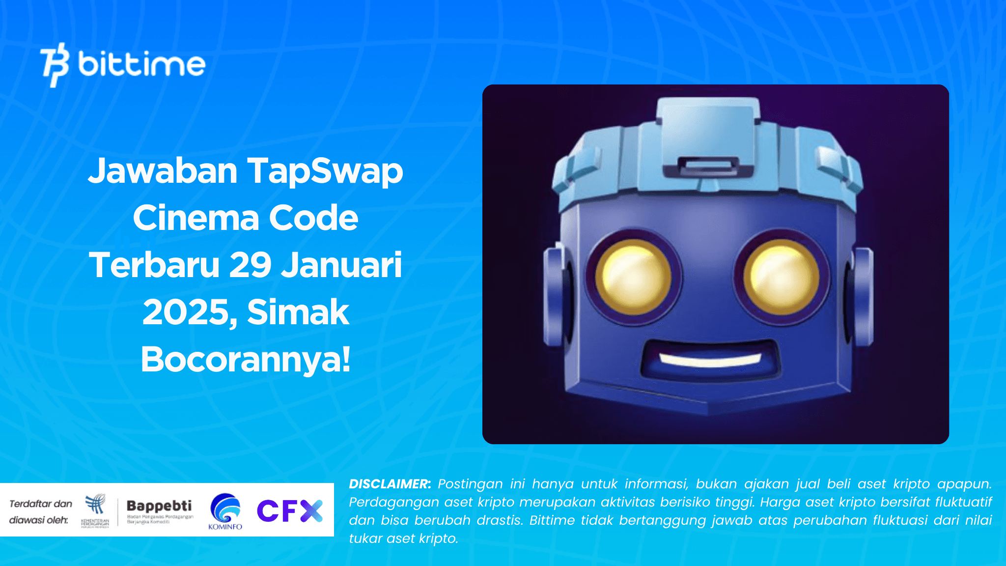 Jawaban TapSwap Cinema Code Terbaru 29 Januari 2025, Simak Bocorannya!