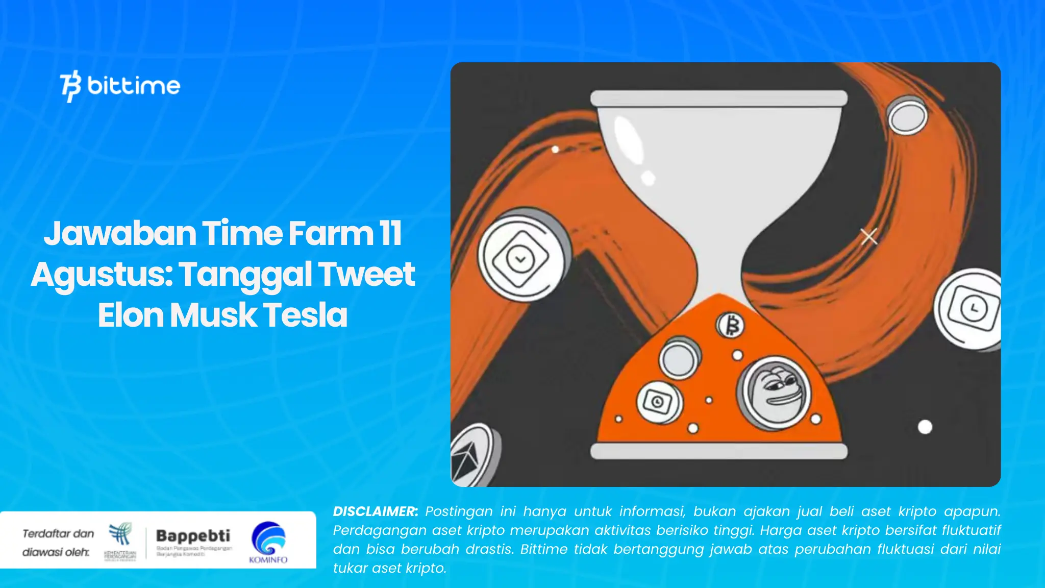 Jawaban Time Farm 11 Agustus Tanggal Tweet Elon Musk Tesla.webp