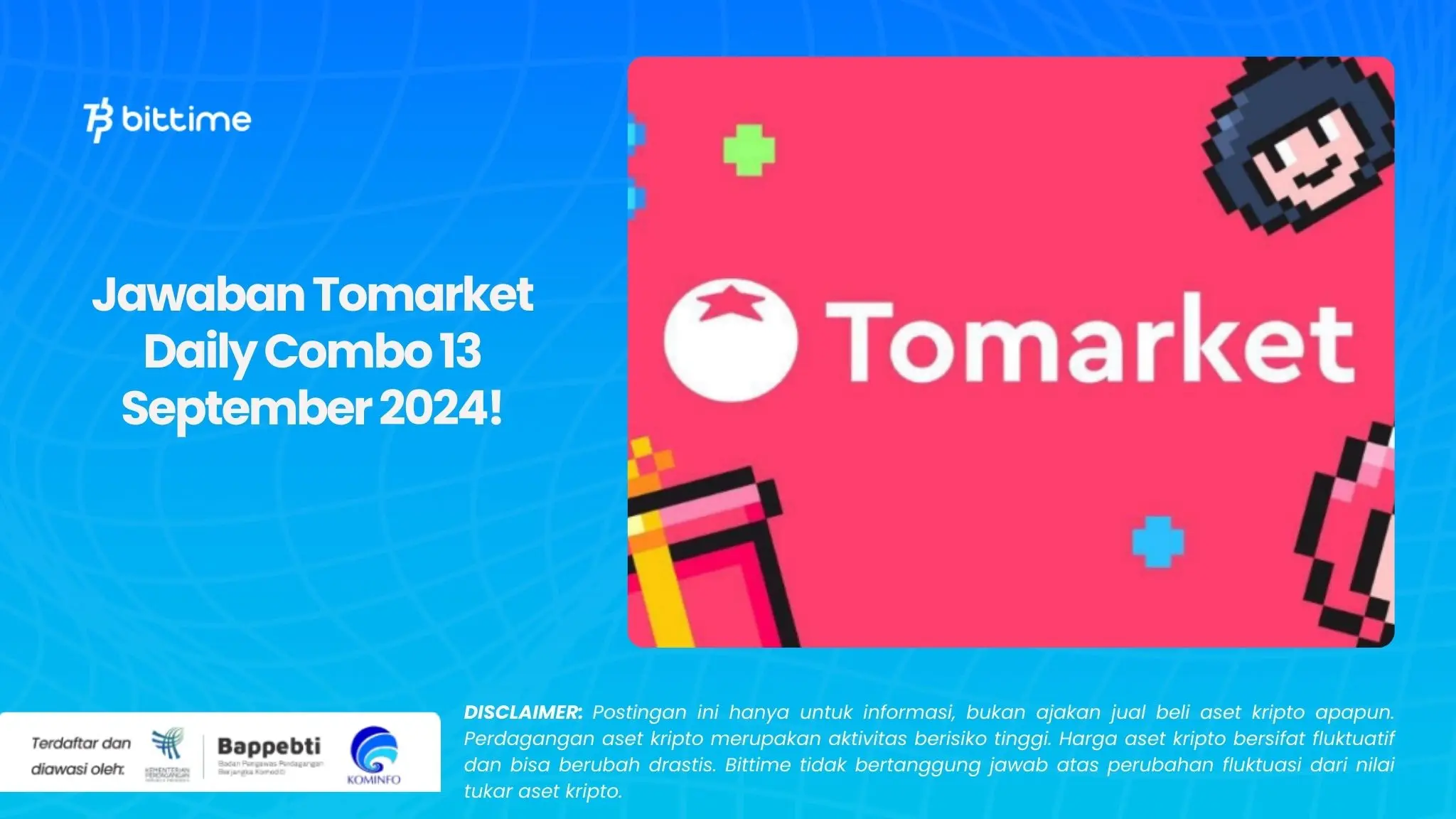 Jawaban Tomarket Daily Combo 13 September 2024!