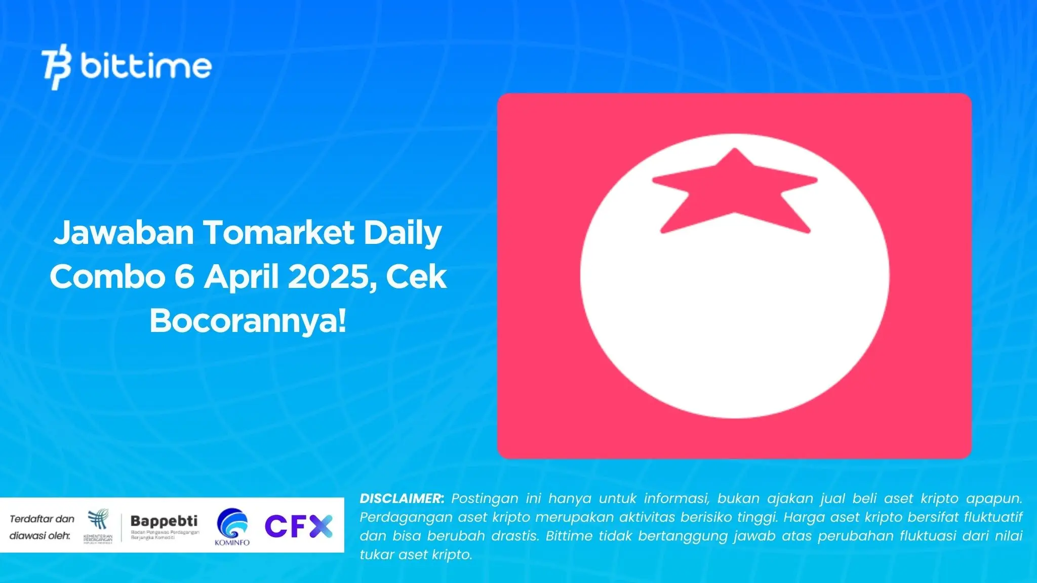 Jawaban Tomarket Daily Combo 6 April 2025, Cek Bocorannya!