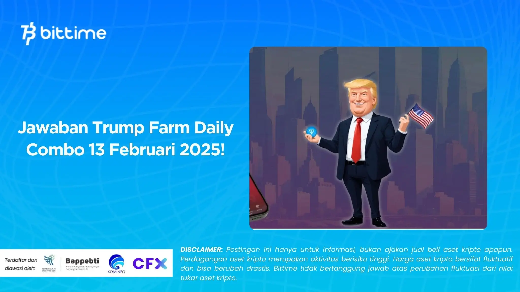 Jawaban Trump Farm Daily Combo 13 Februari 2025!