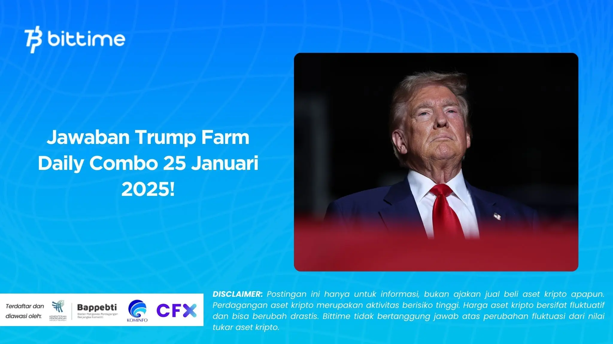 Jawaban Trump Farm Daily Combo 25 Januari 2025!