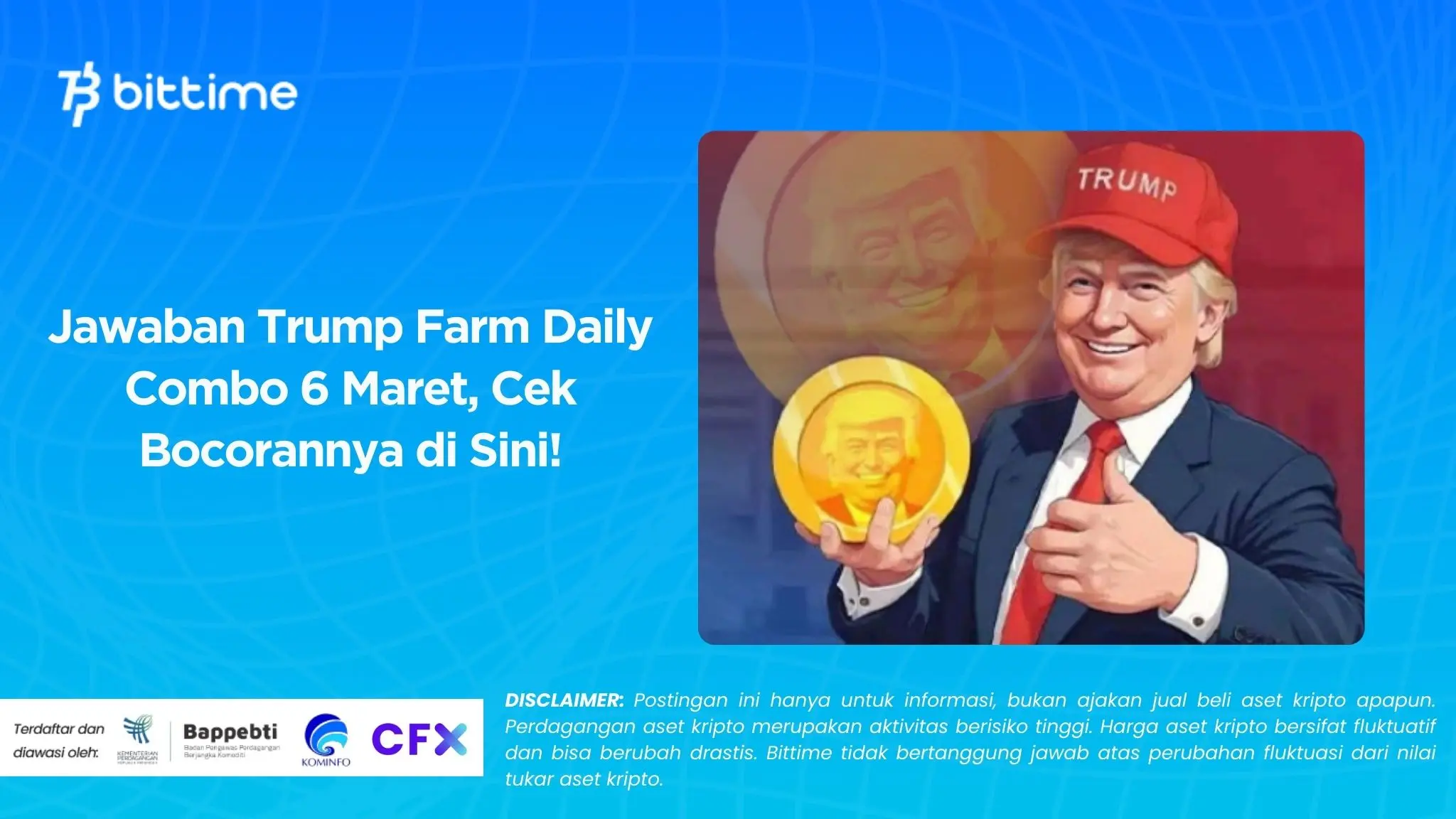 Jawaban Trump Farm Daily Combo 6 Maret, Cek Bocorannya di Sini!