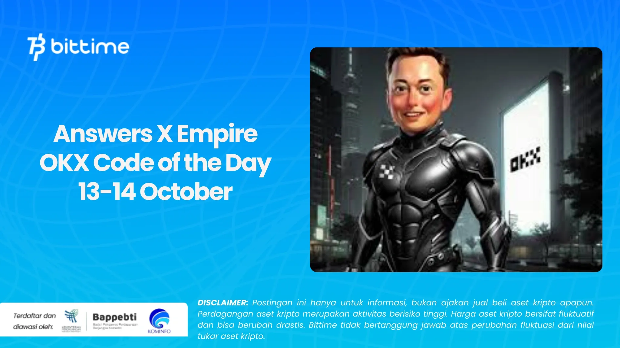 Answers X Empire OKX Code of the Day 13-14 October