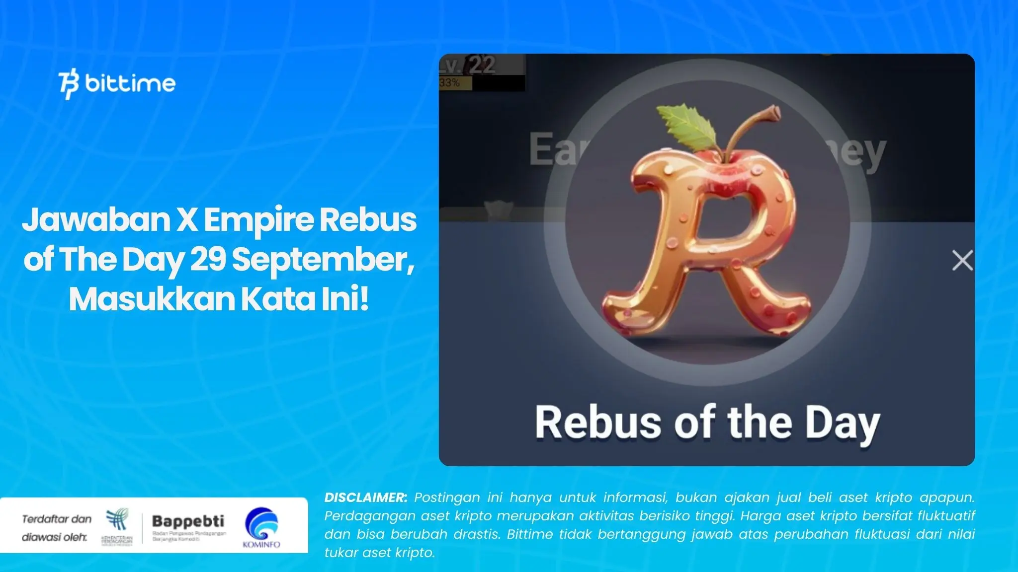 Jawaban x empire rebus of the day 29 september masukkan kata ini 