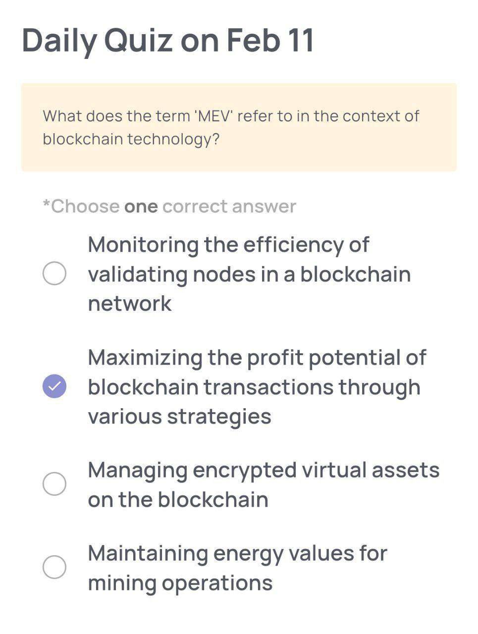 Jawaban Xenea Daily Quiz 11 Februari 2025