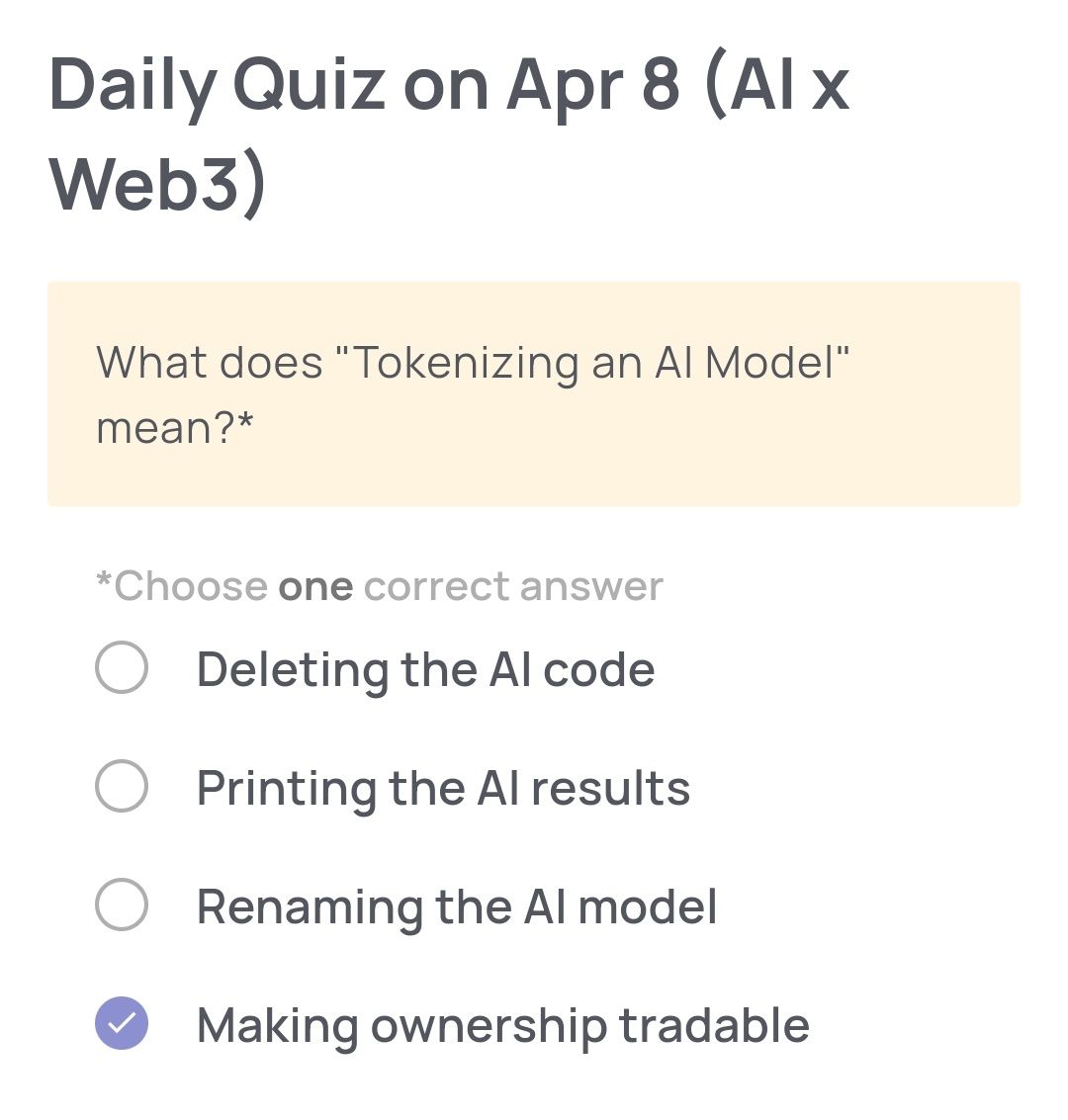 Jawaban Xenea Daily Quiz 8 April 2026