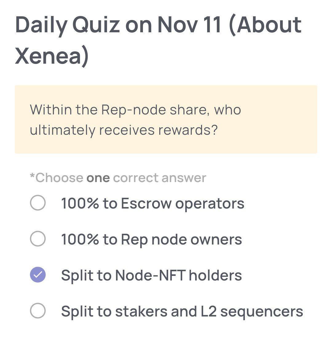 Jawaban Xenea Wallet Daily Quiz 11 November 2025