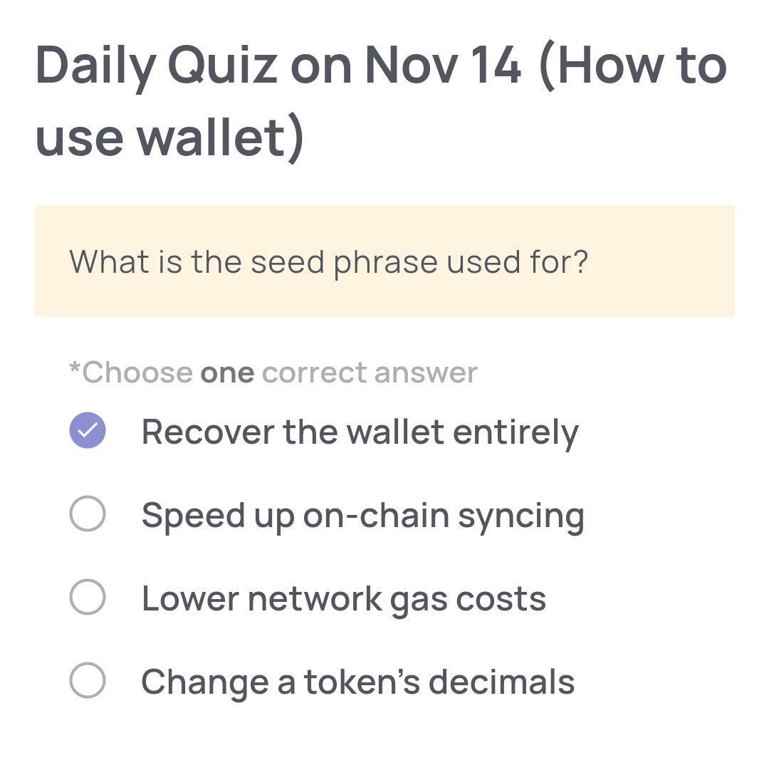 Jawaban Xenea Wallet Daily Quiz 14 November 2025