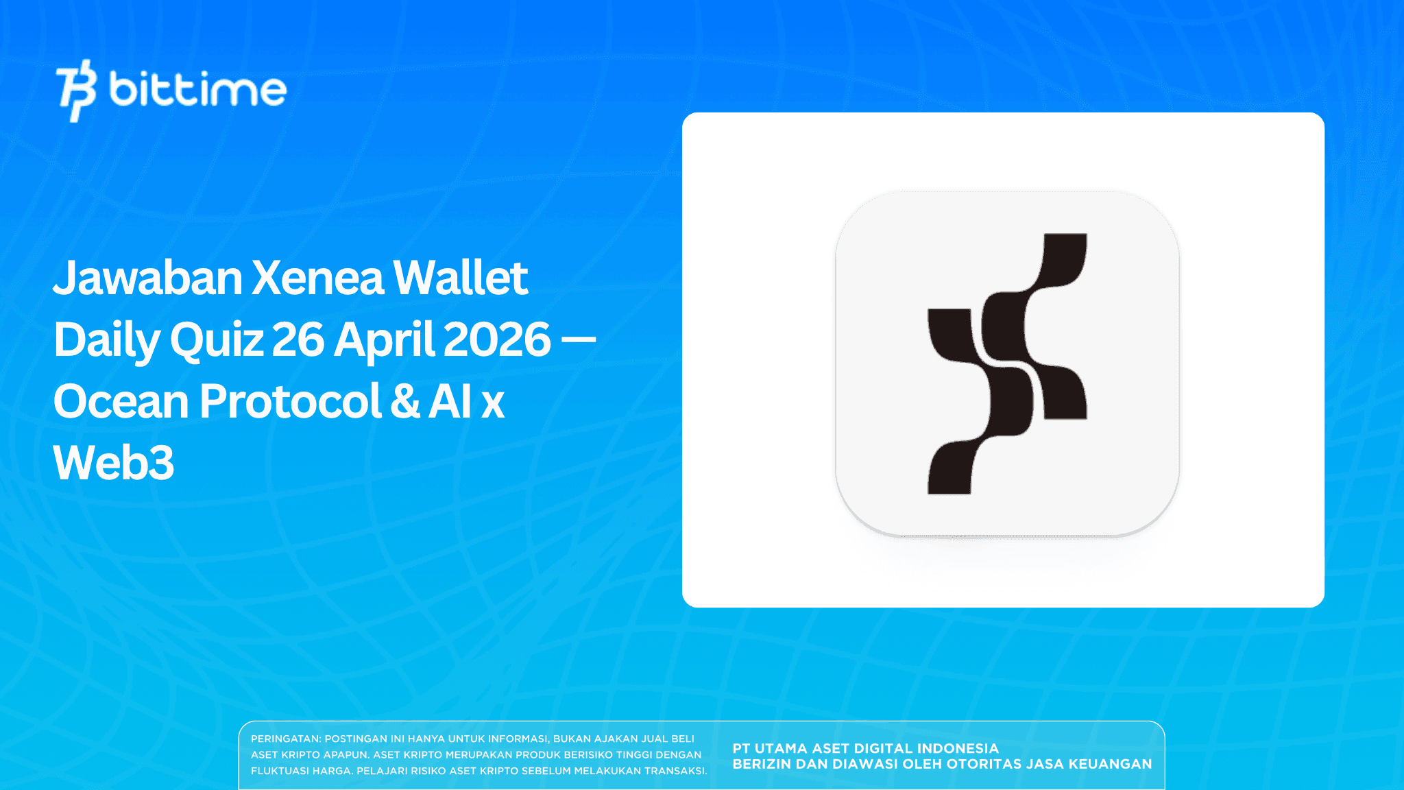 Xenea Wallet Daily Quiz Answer April 26, 2026 — Ocean Protocol & AI x Web3