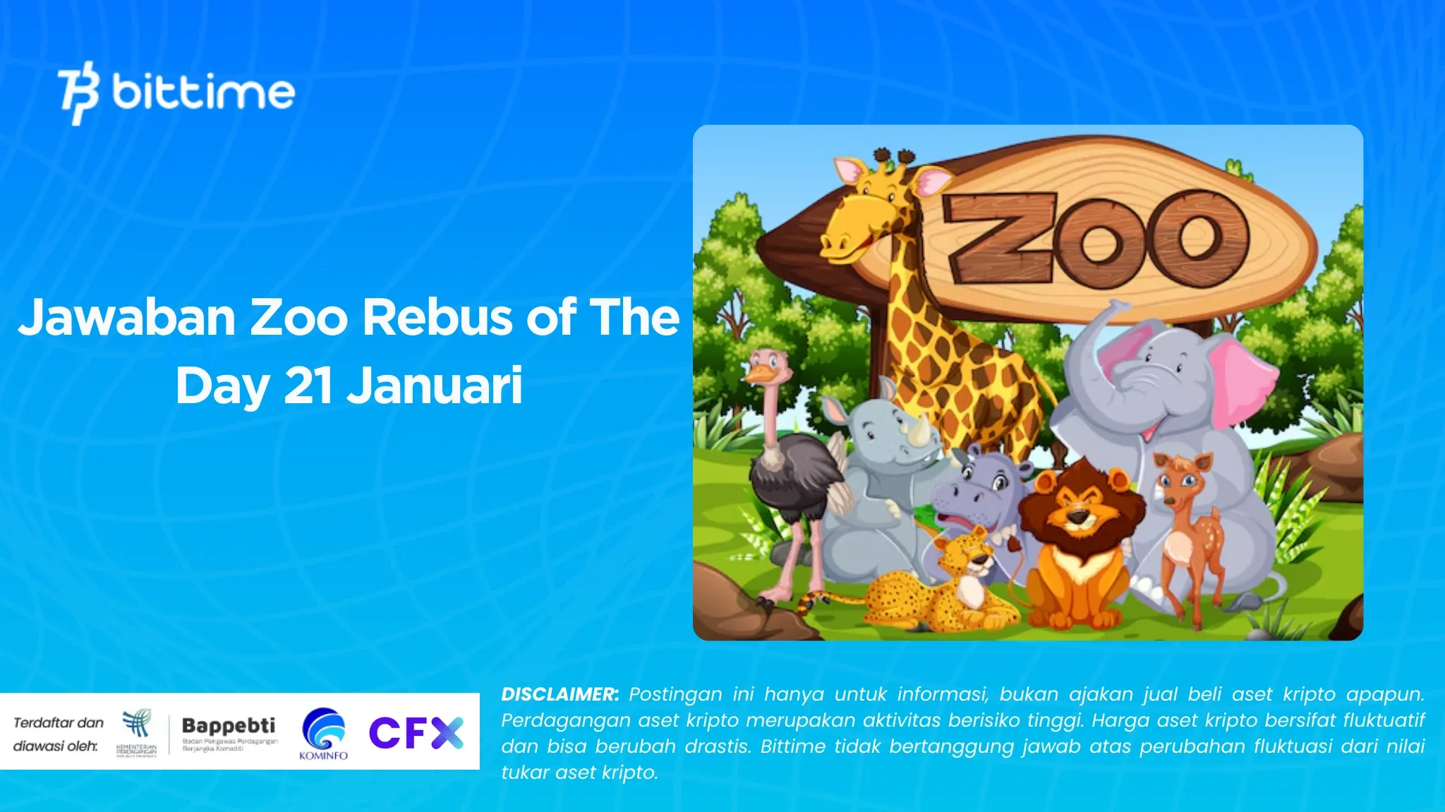 Jawaban Zoo Rebus of The Day 21 Januari
