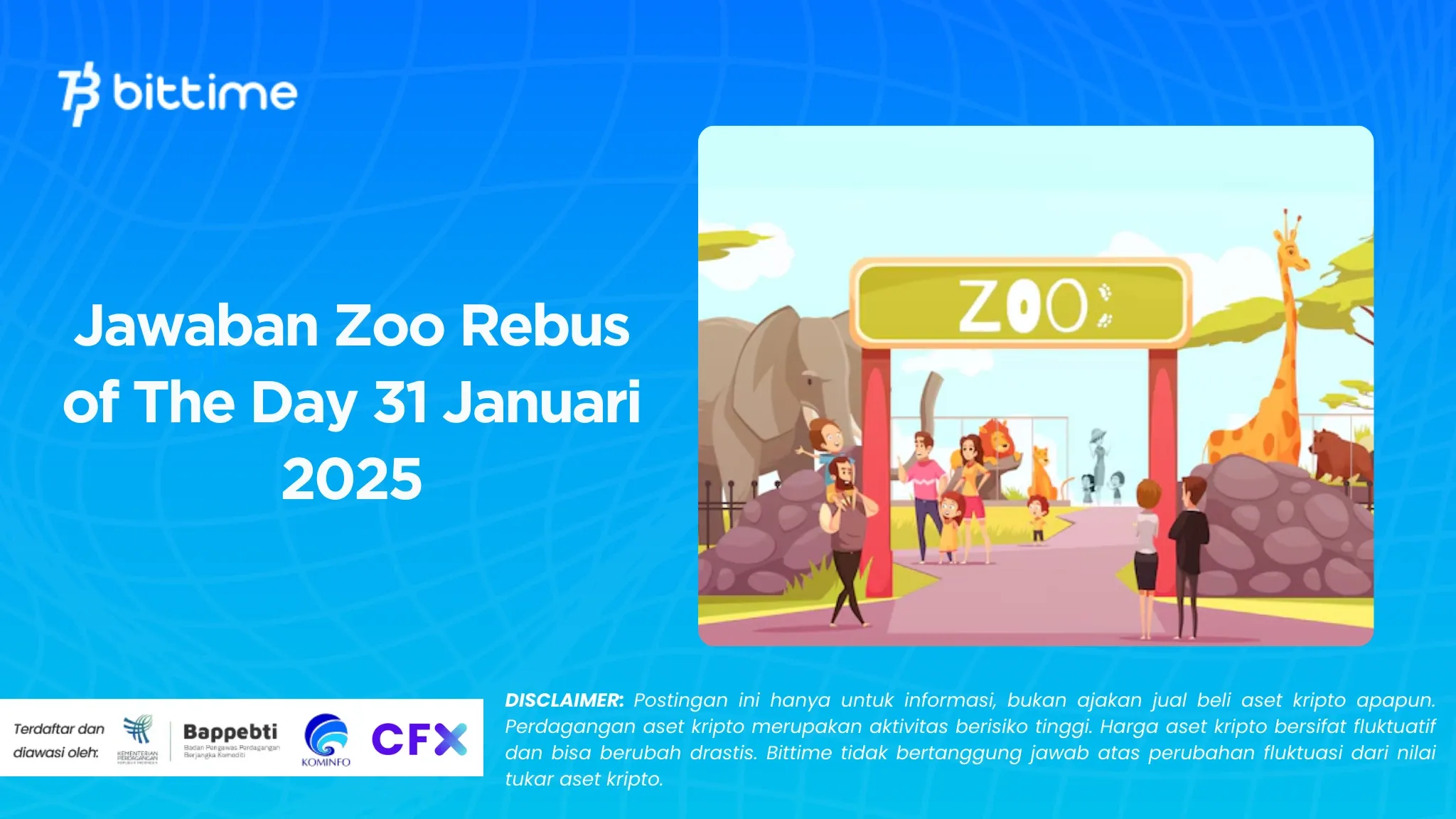 Jawaban Zoo Rebus of The Day 31 Januari 2025