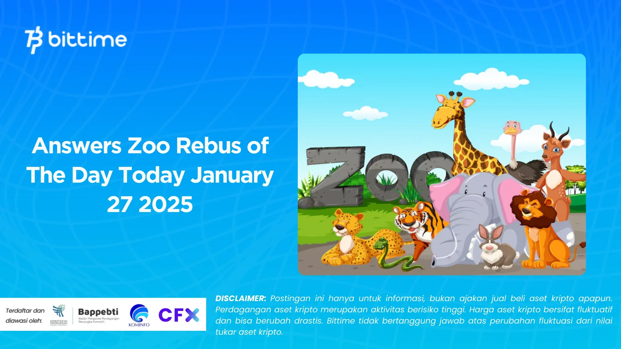 Answers Zoo Rebus of The Day Today January 27 2025