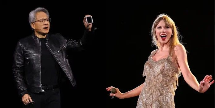 Jensen Huang and Taylor Swift