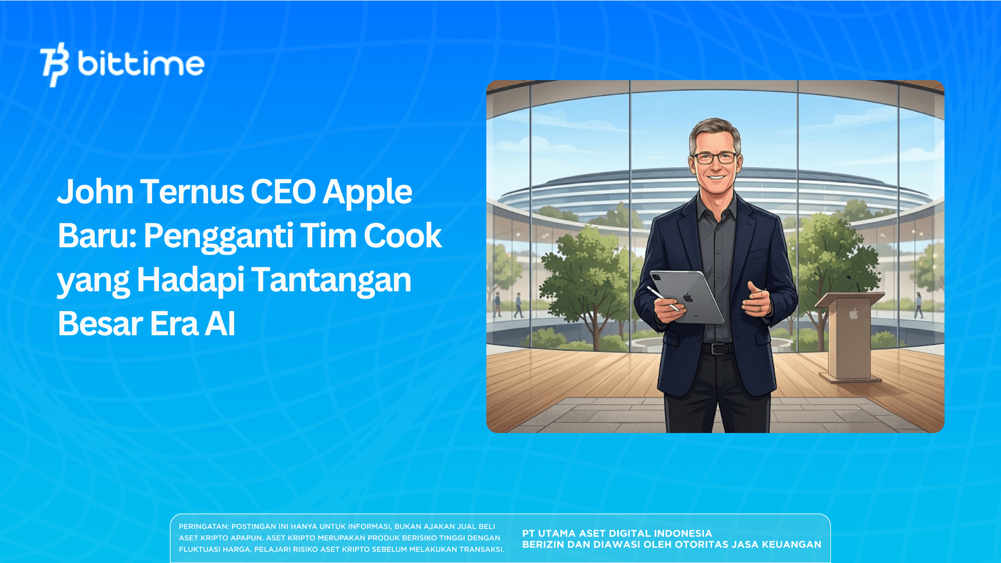 John Ternus CEO Apple Baru: Pengganti Tim Cook di  Era AI