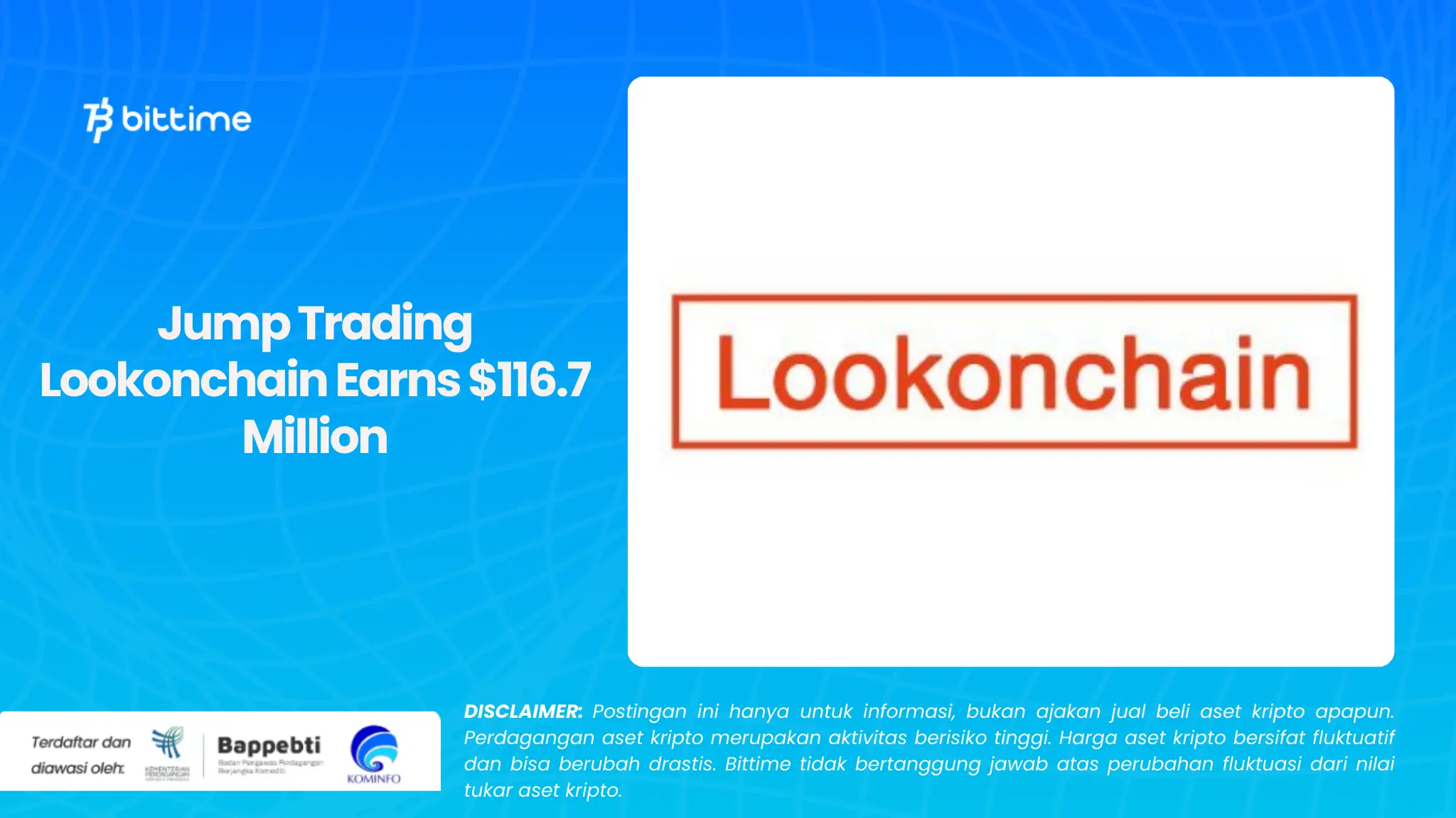 Jump Trading Lookonchain Earns $116.7 Million