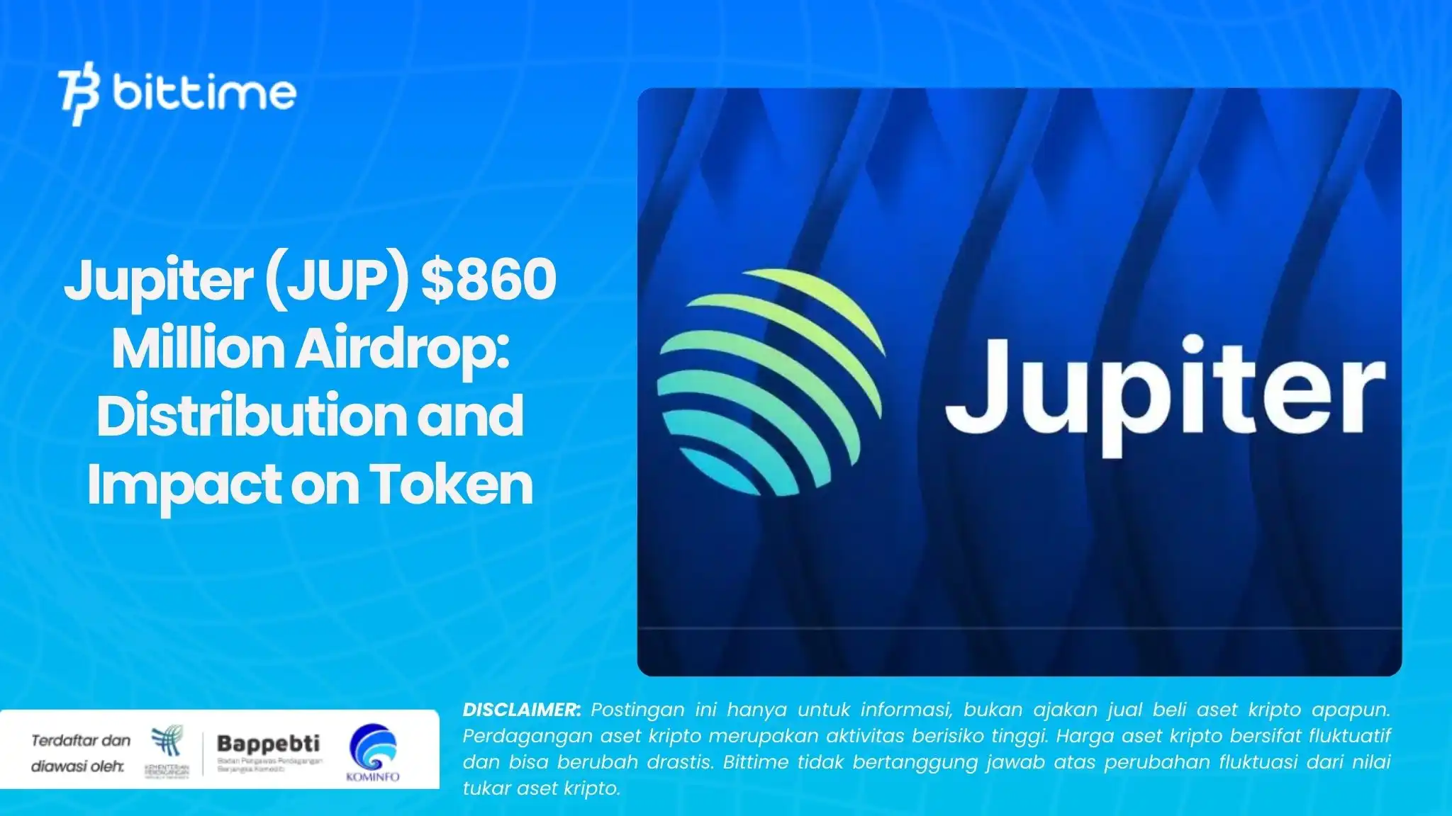 Jupiter (JUP) $860 Million Airdrop Distribution and Impact on Token.webp