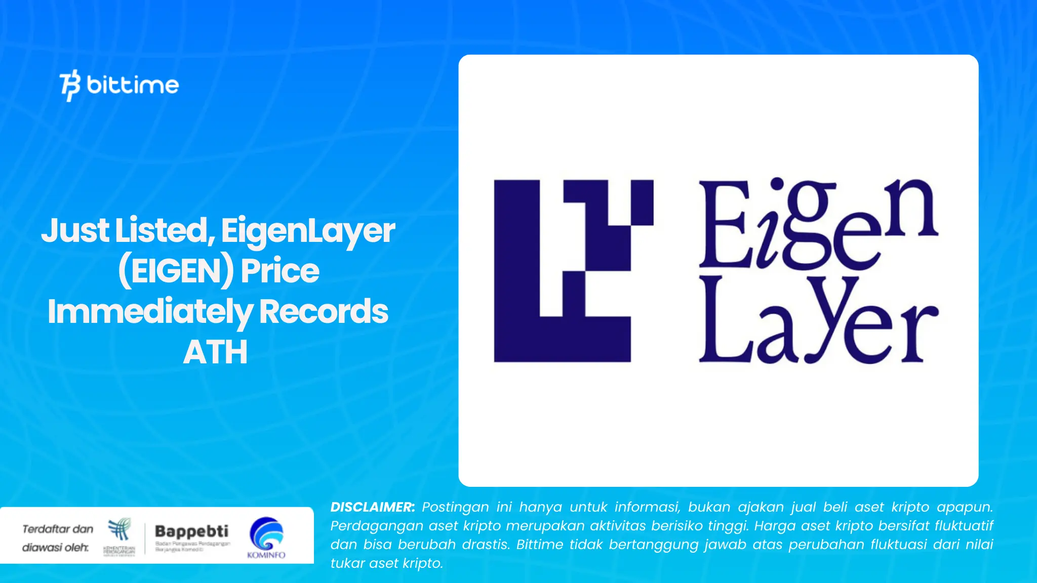 Just Listed, EigenLayer (EIGEN) Price Immediately Records ATH 