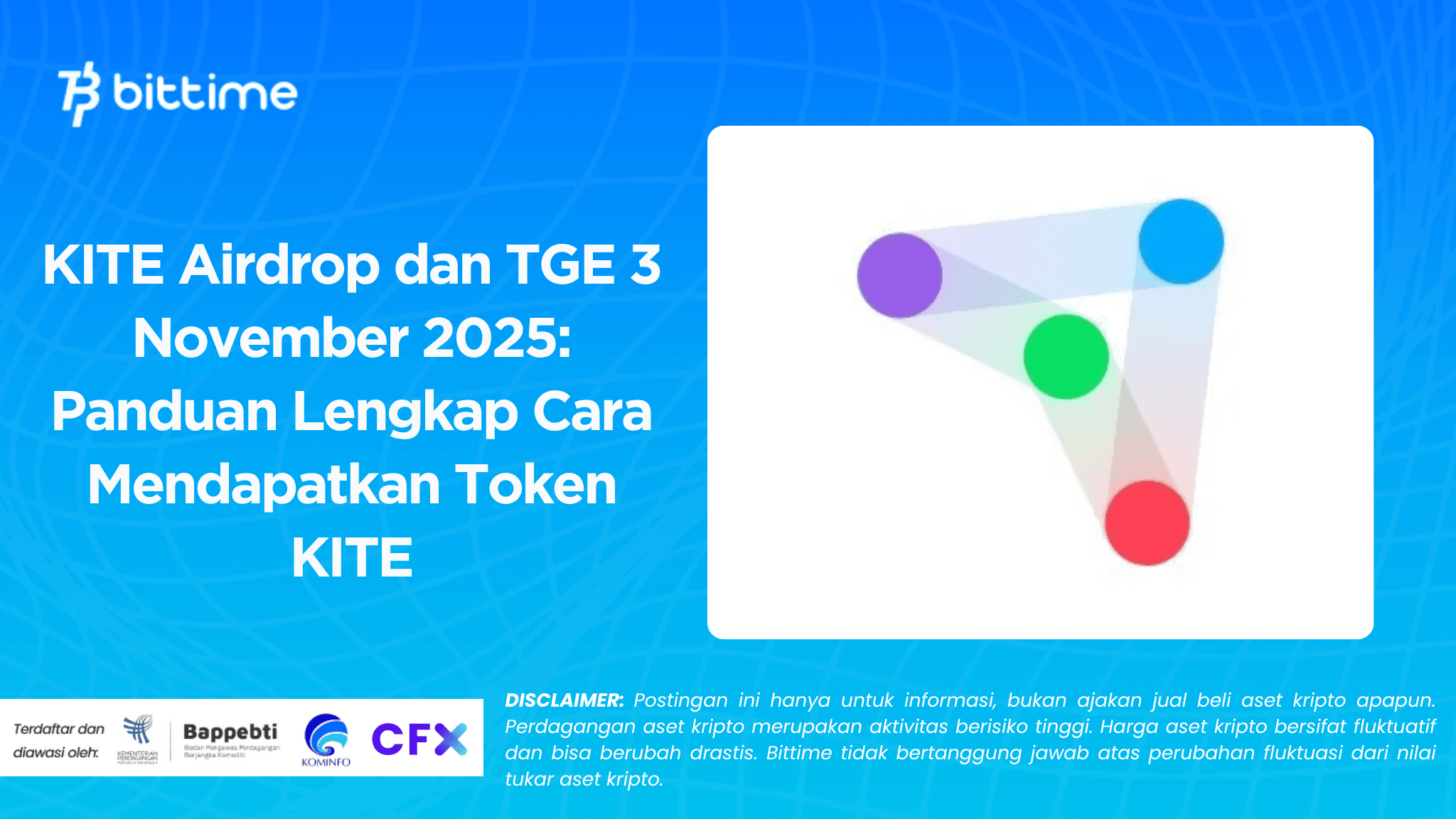 KITE Airdrop dan TGE 3 November 2025: Panduan Lengkap Cara Mendapatkan Token KITE