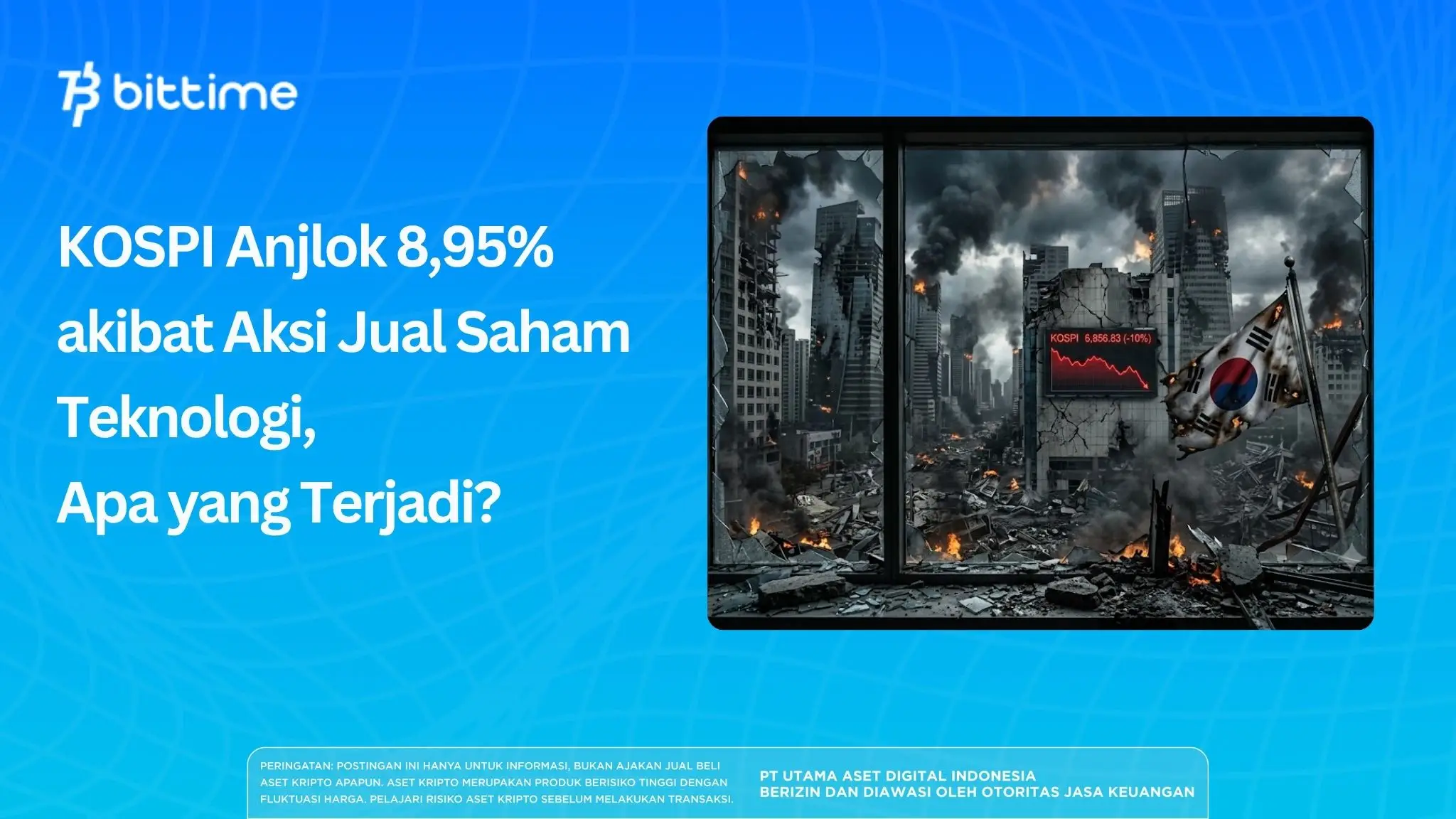 KOSPI Anjlok 8,95% akibat Aksi Jual Saham Teknologi, Apa yang Terjadi?