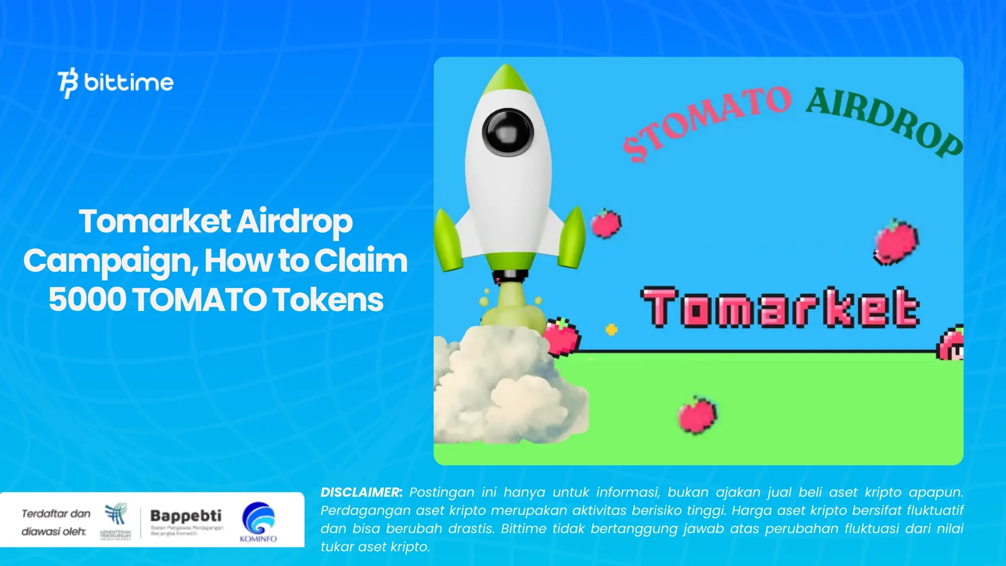 Kampanye Tomarket Airdrop, Cara Klaim 5000 Token TOMATO