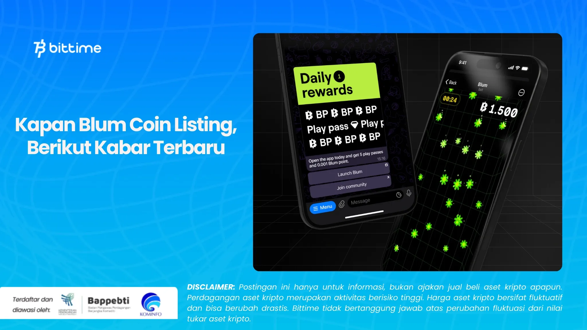 Kapan Blum Coin Listing, Berikut Kabar Terbaru